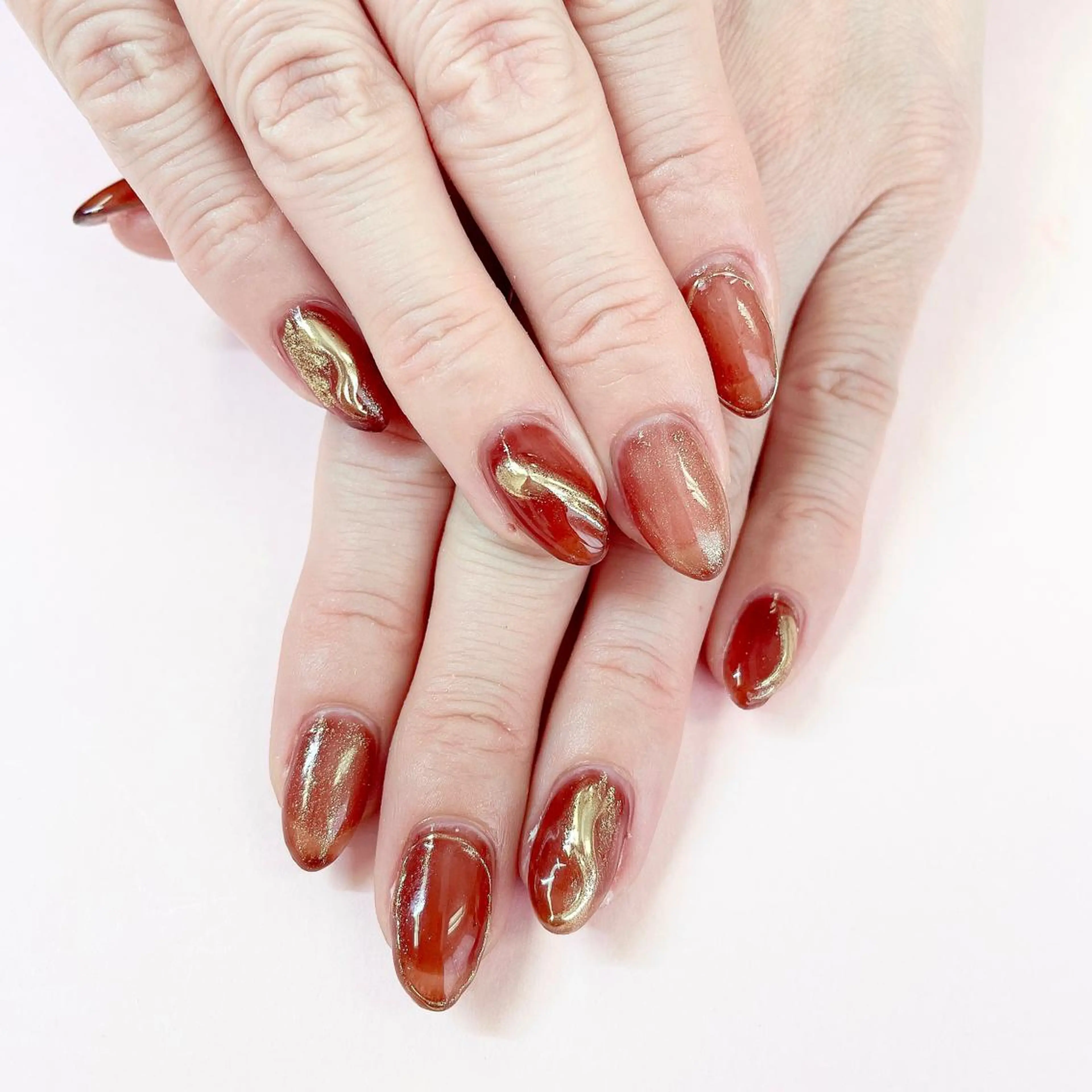 ネイル ハンドネイル 大阪福島韓国束感まつ げ Sayaka🤍のマツエク・マツパデザイン