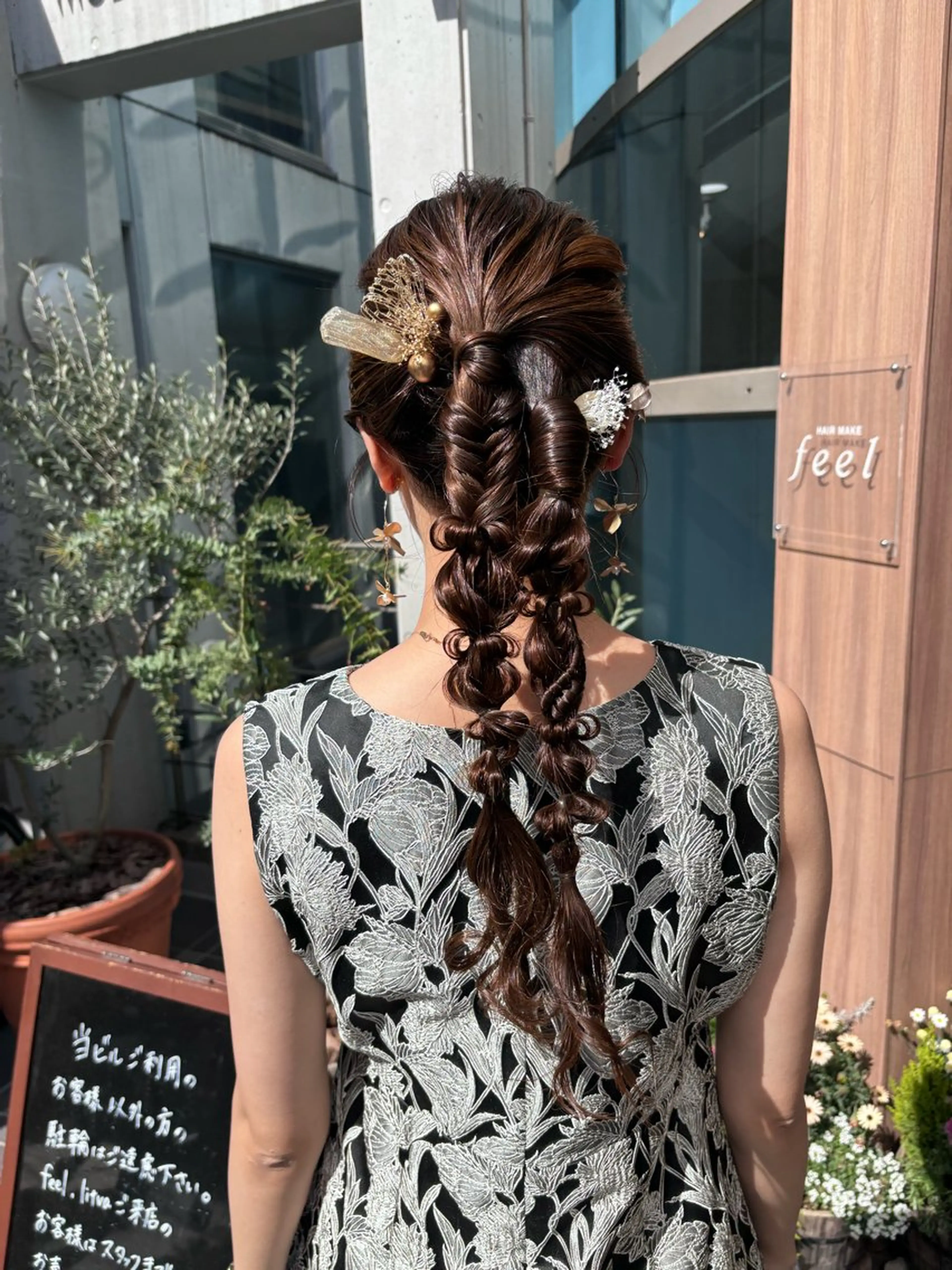 ロング ヘアアレンジ ヘアセット しみず さくら🌸のヘアスタイル