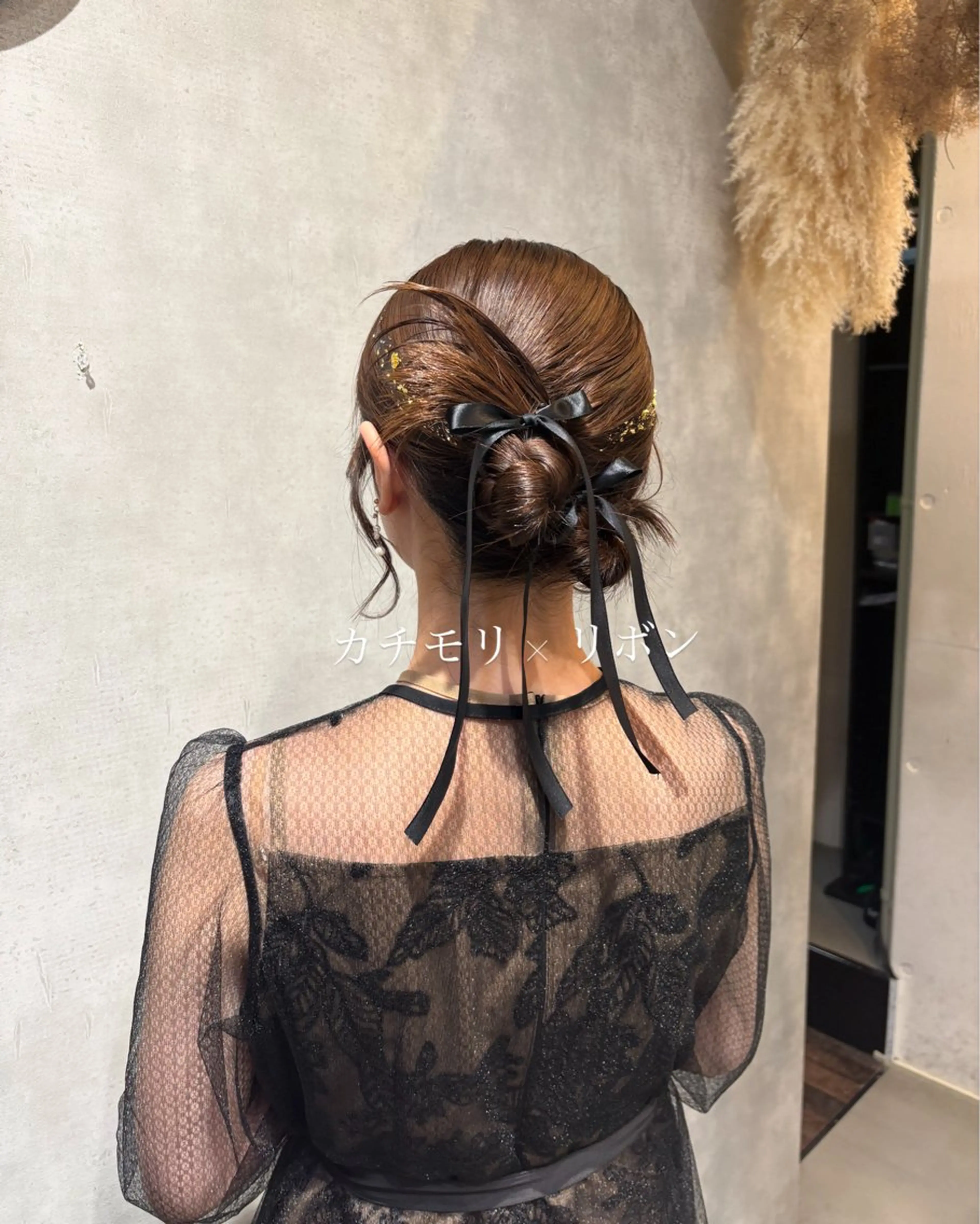 ヘアアレンジ ヘアセット 🖤ROSEL／ KUREA🖤のヘアスタイル