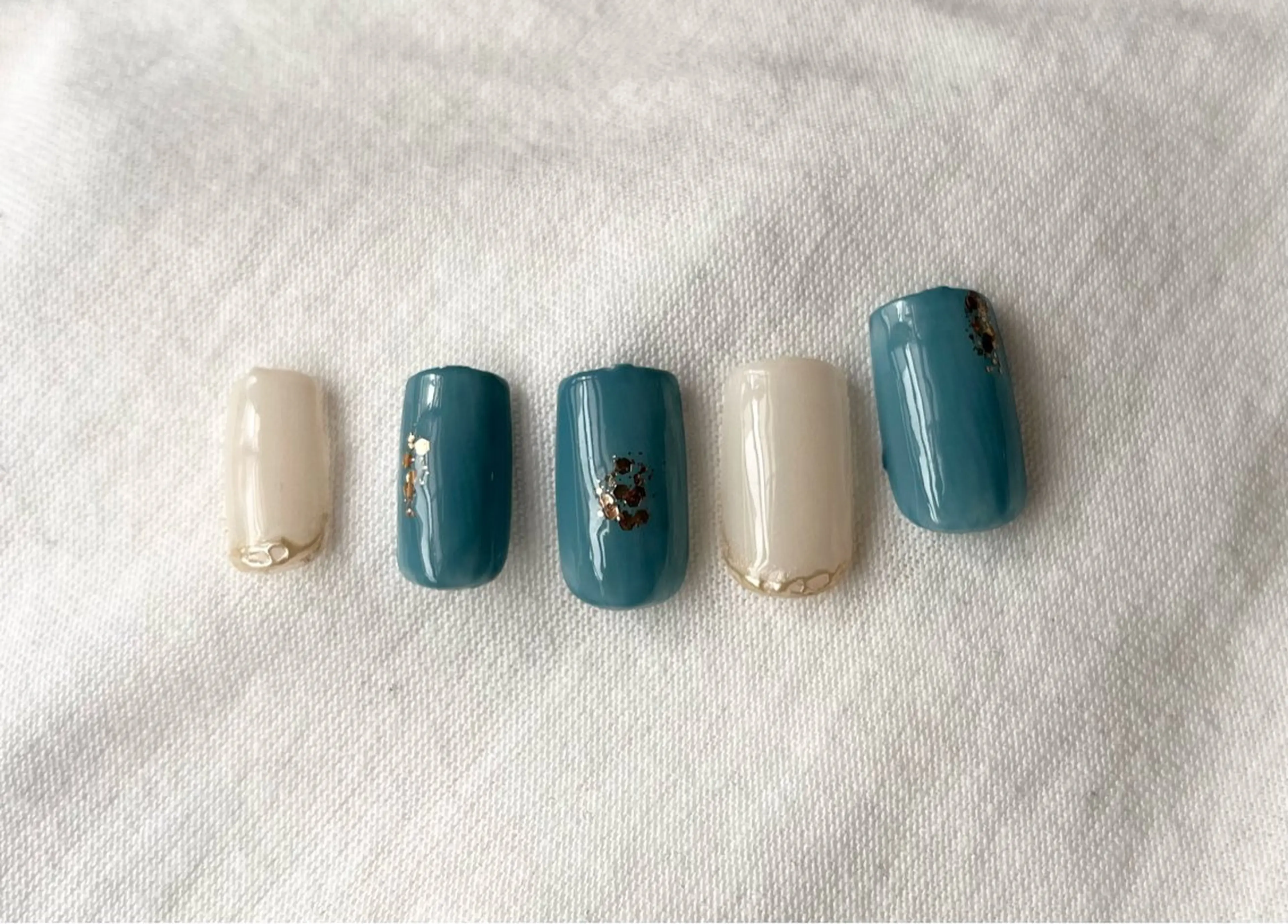 ネイル ブルー ネイビー sunny nailのネイルデザイン