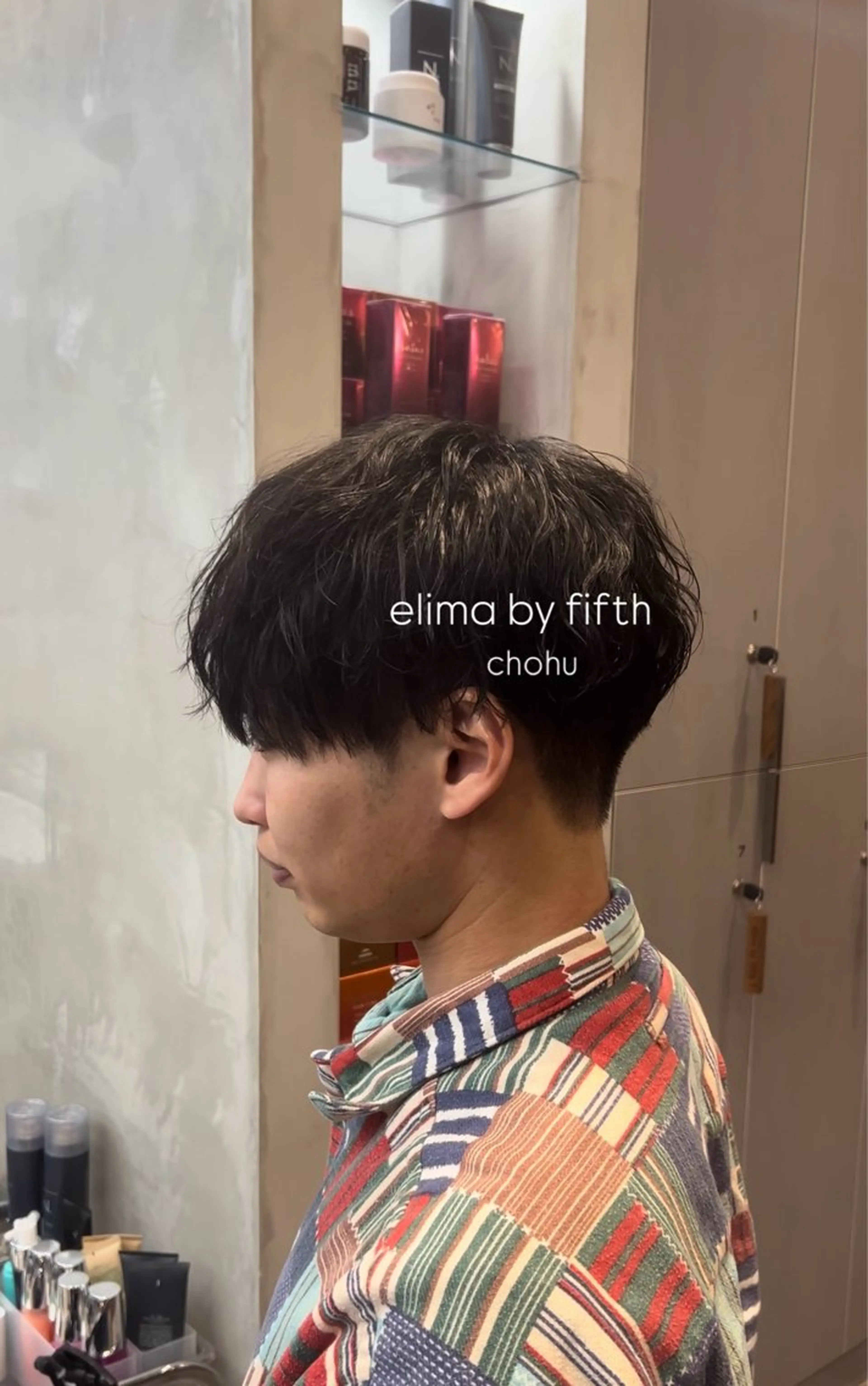 メンズ カット しずく🤍🧸 / fifthパーマのヘアスタイル