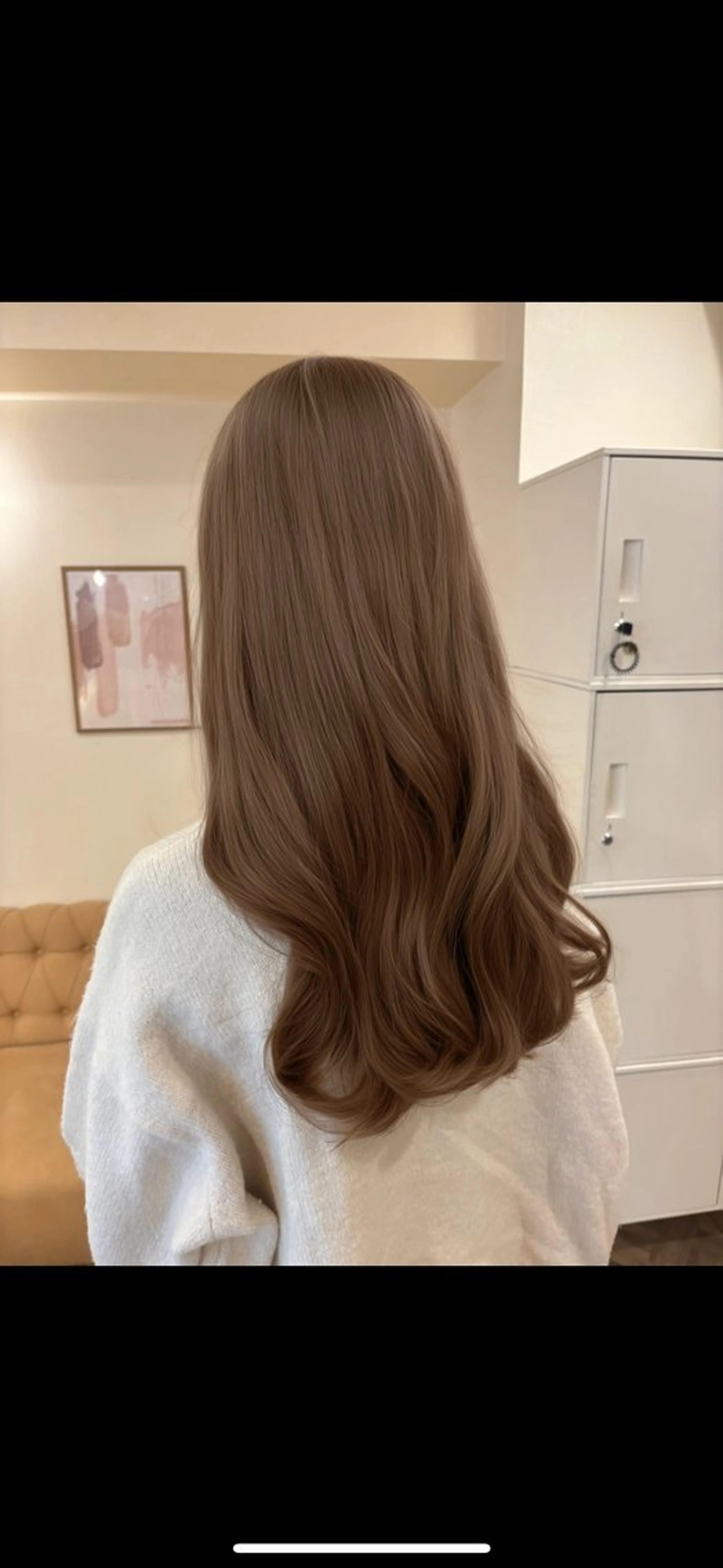 ロング カラー ヘアカラー トリートメント ミルクティ/ピンク/ レイヤー/yuriaのヘアスタイル