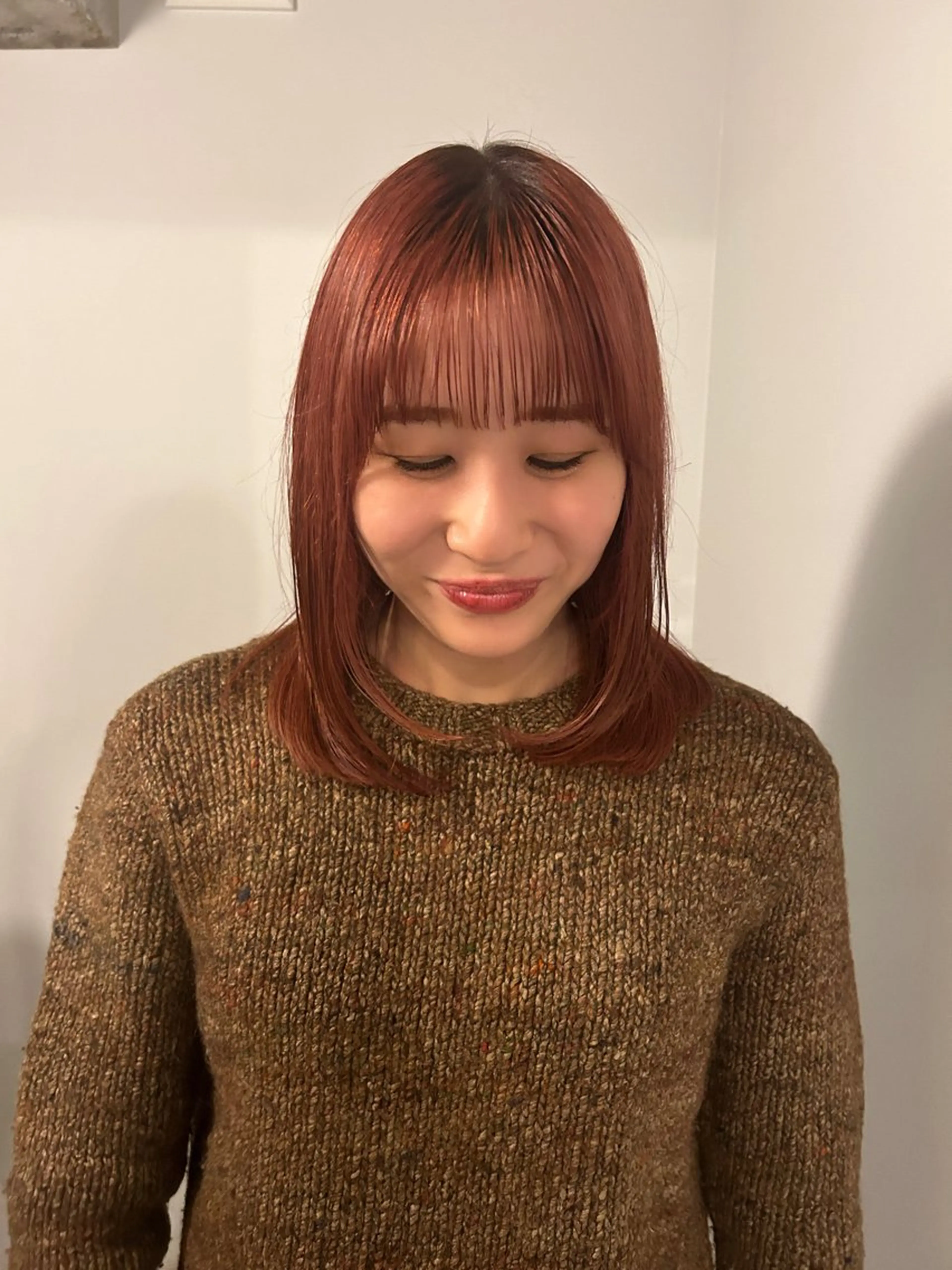 ミディアム 小野 明日香のヘアスタイル