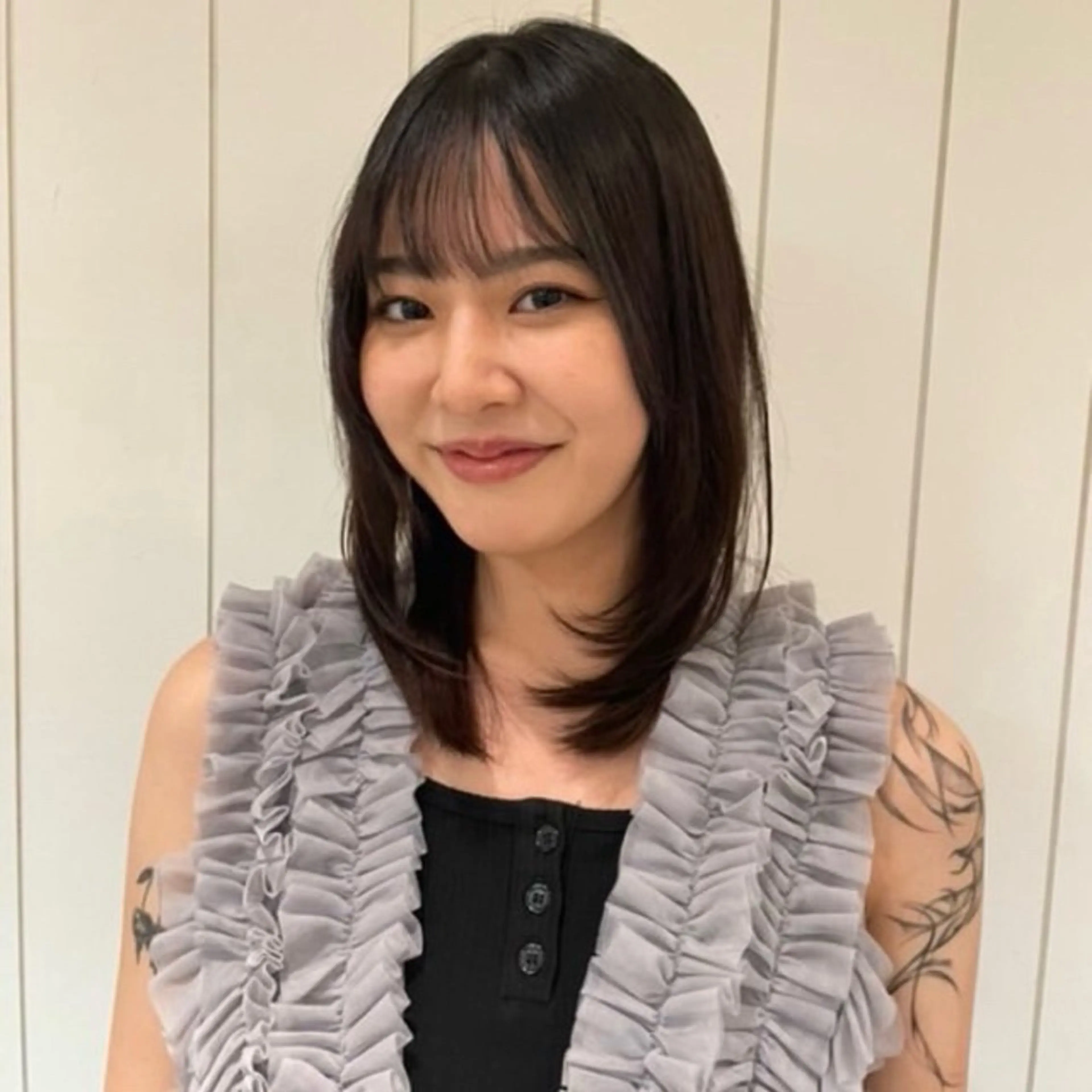 ミディアム カラー メンズパーマ♡YU KI♡のヘアスタイル