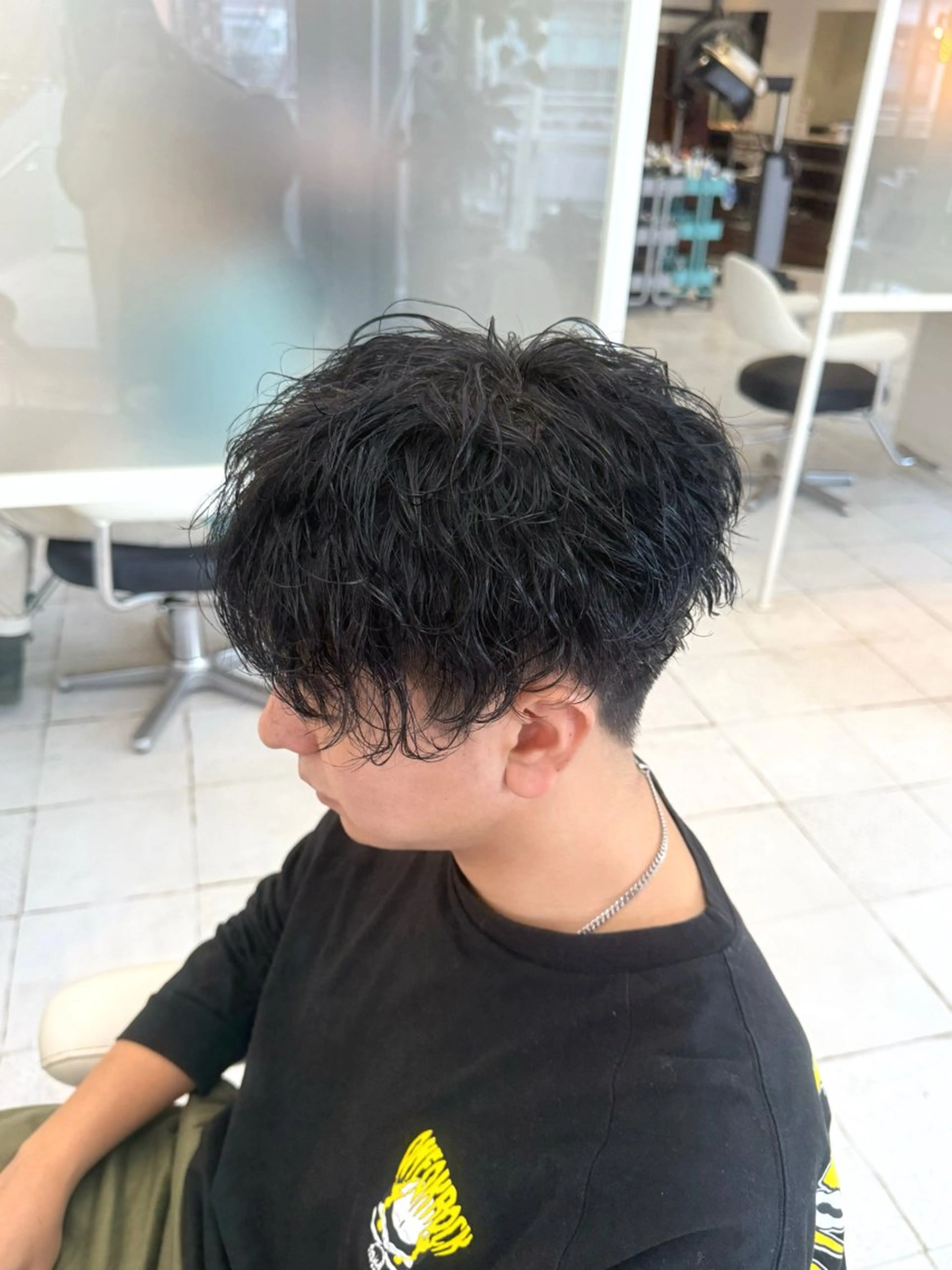 メンズ メンズパーマ 波巻きパーマ すずき なつき🌙のヘアスタイル