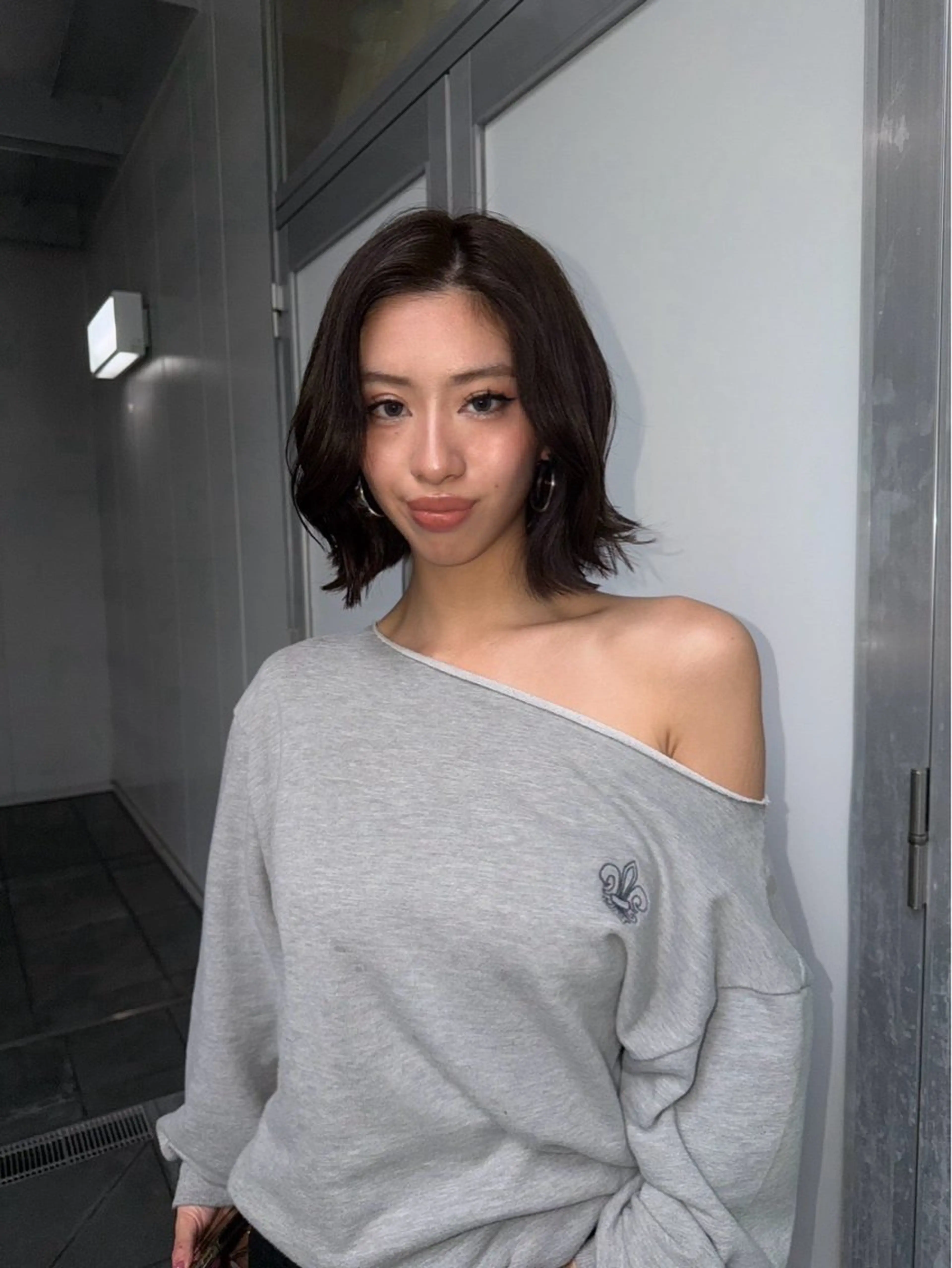 ミディアム ヘアカラー トリートメント 田中 蘭菜のヘアスタイル