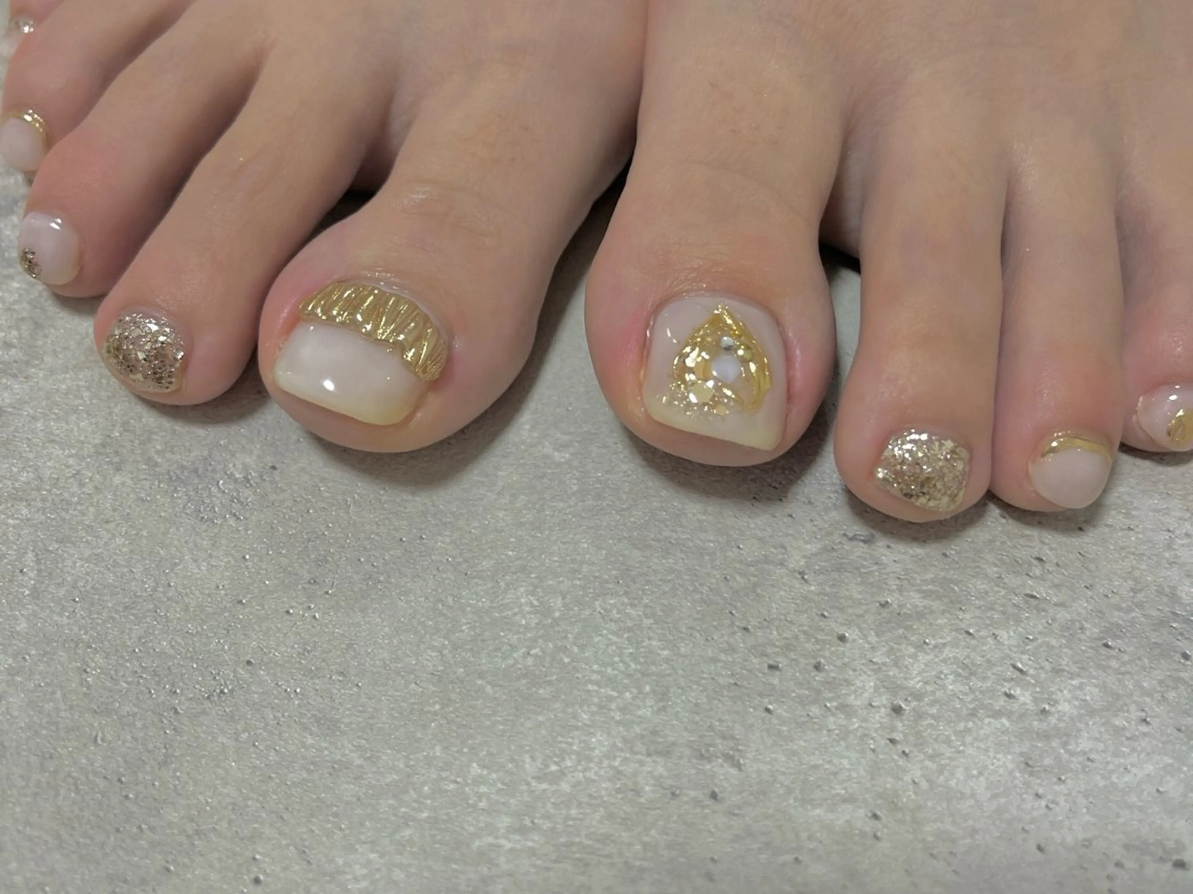 ネイル フットネイル RAY NAIL 今池店 赤松のネイルデザイン