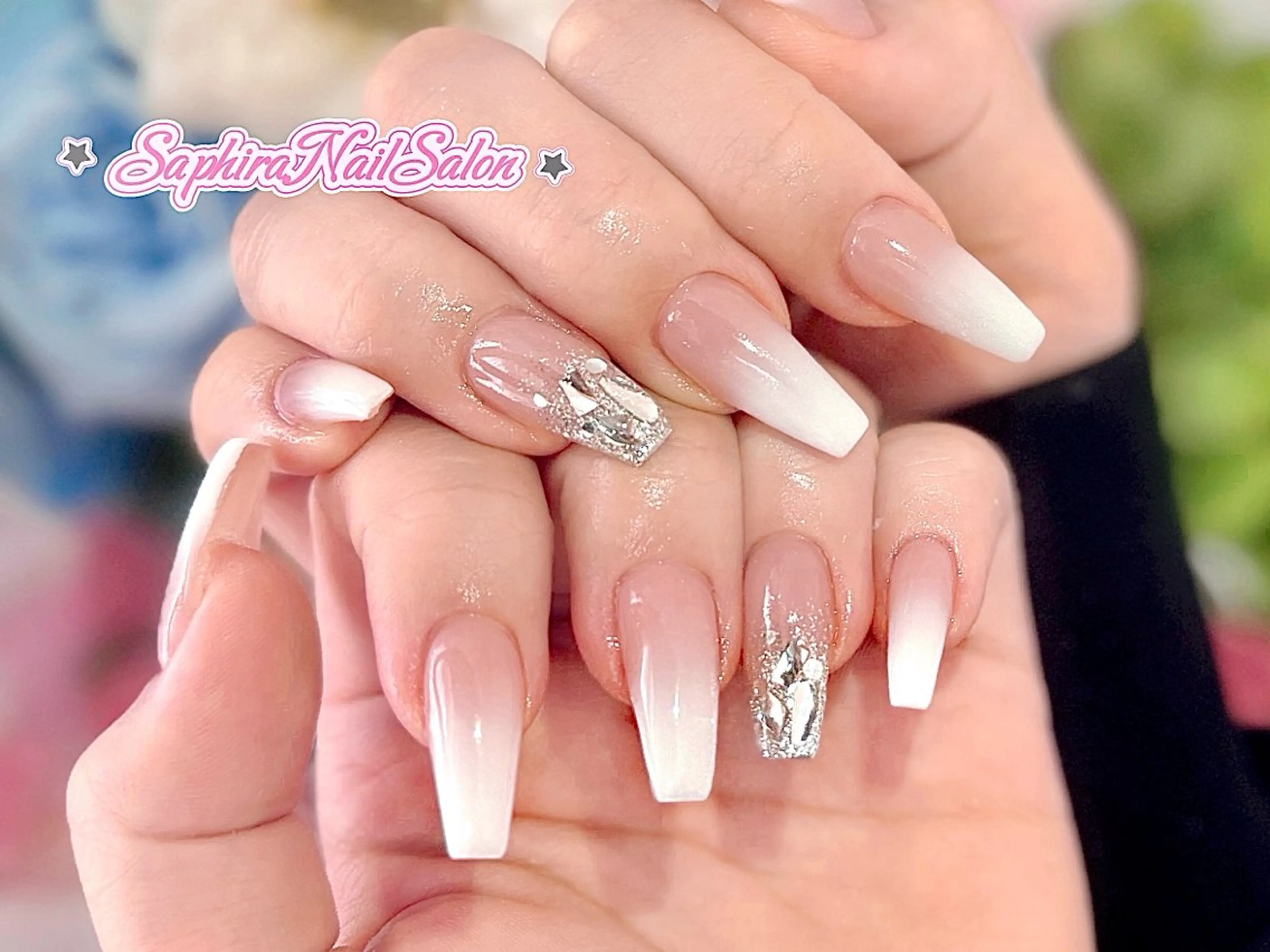 カラー ハンドネイル Saphiraネイル サロン錦糸町のネイルデザイン