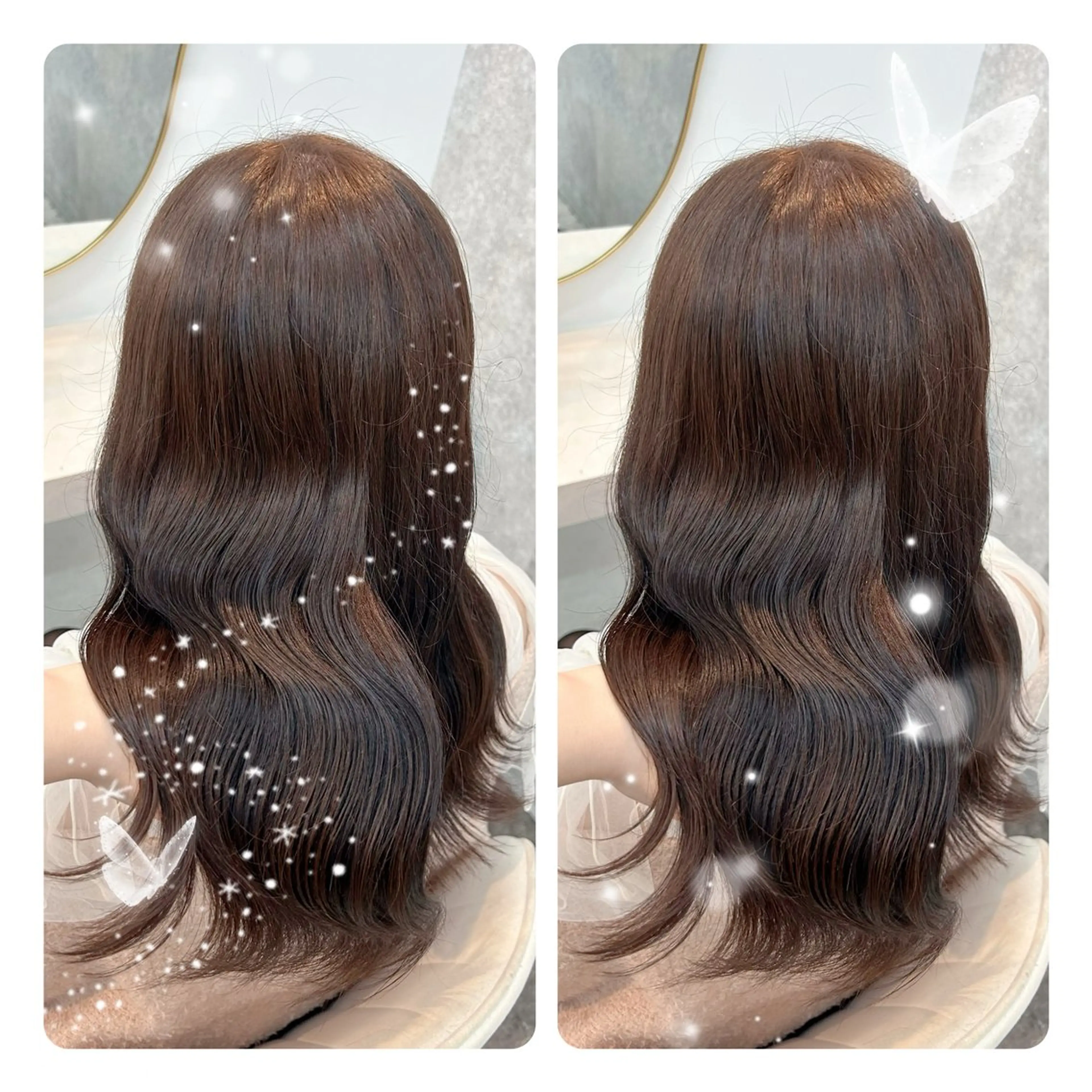 ミディアム カラー ヘアカラー 🫧そあん🫧大宮 カットモデル様募集中のヘアスタイル