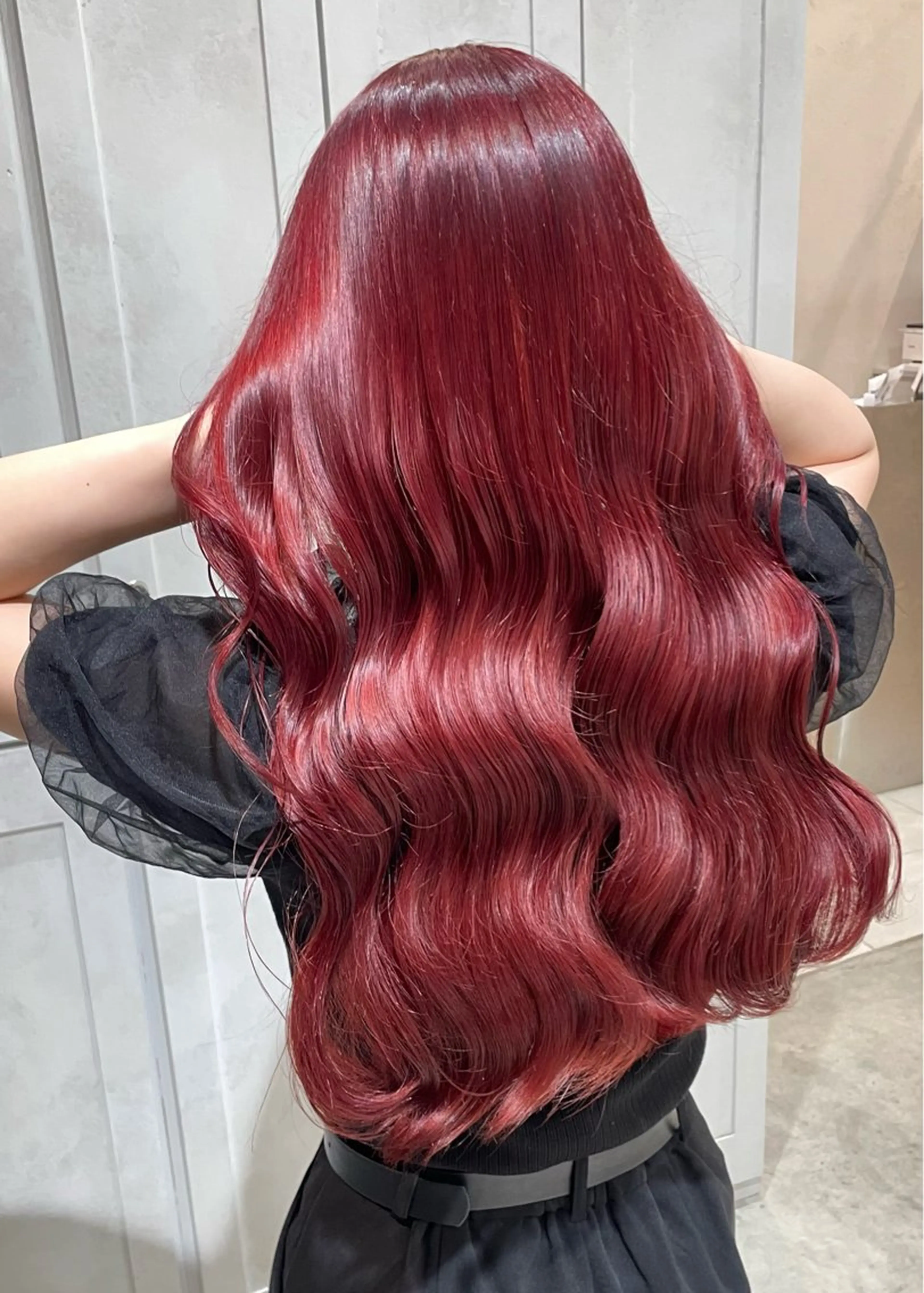 ロング 🩵シオリ/透明感/ ハイトーン🩵のヘアスタイル