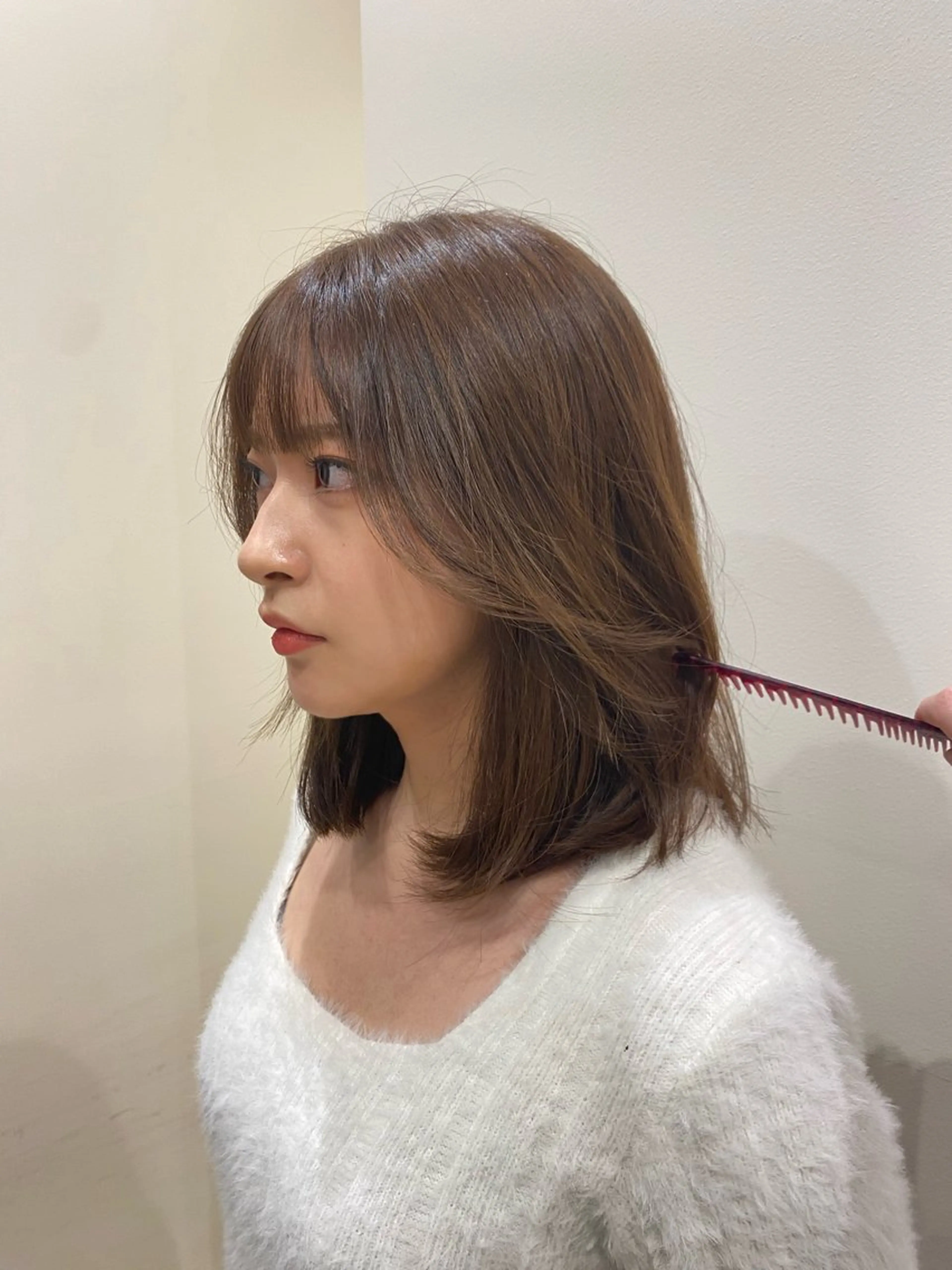 カラー ブラウンカラー runa /渋谷のヘアスタイル