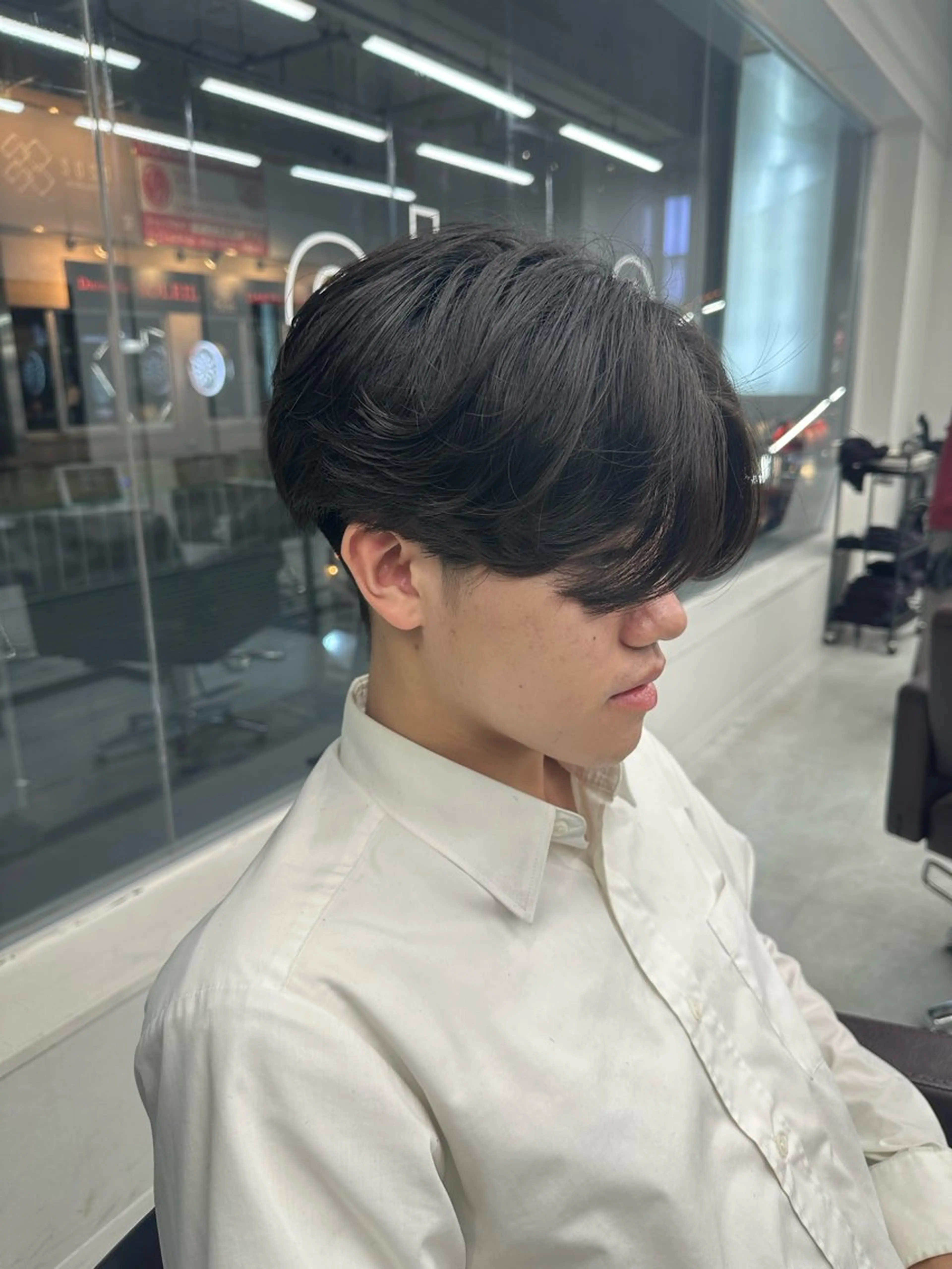 パーマ メンズ カット パーマ ニュアンス/フェザー /ウルフ/伶馬のヘアスタイル