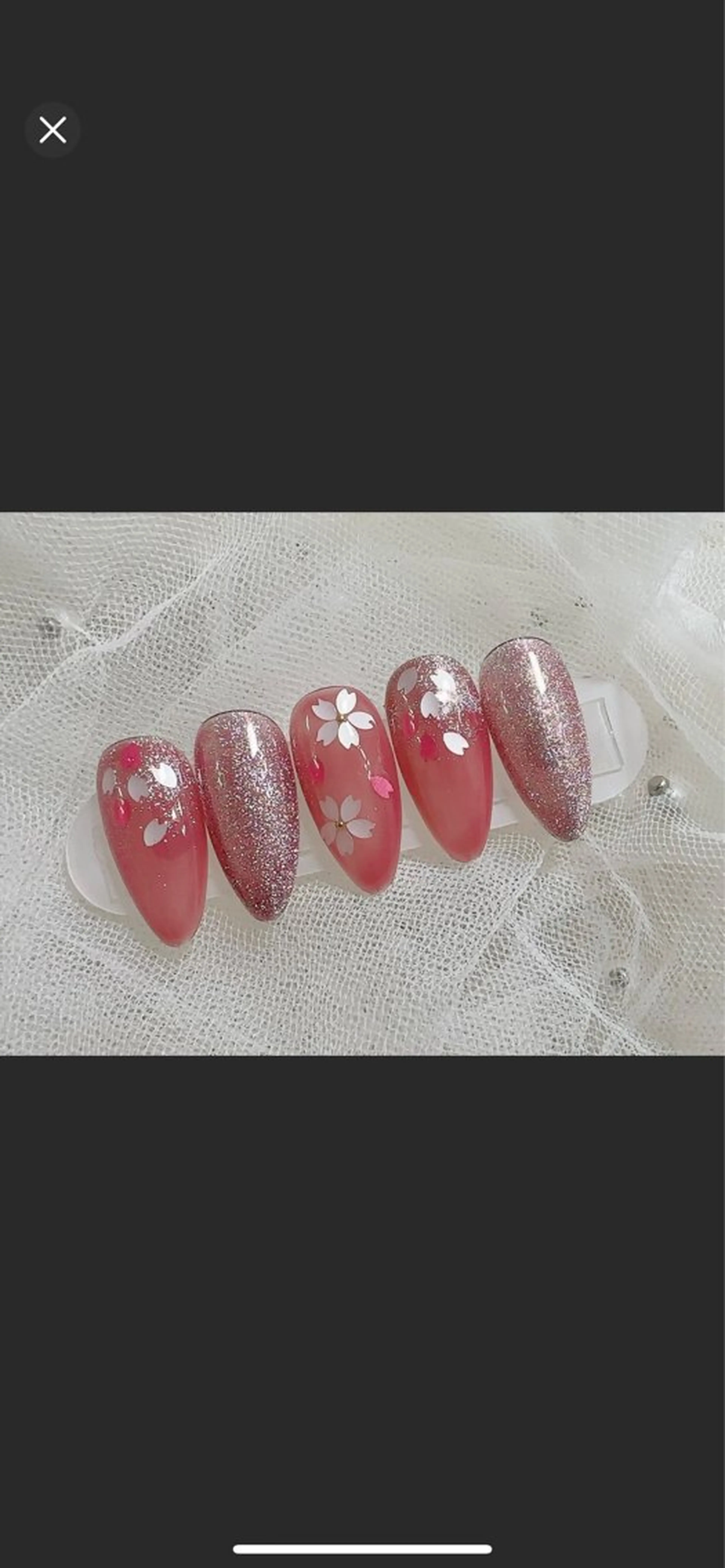 ネイル 桜ネイル フットネイル ジェルネイル 韓国ネイル ラメ(グリッター) ハンドネイル ネイルサロンAiri 長さ出し·シンプルのネイルデザイン