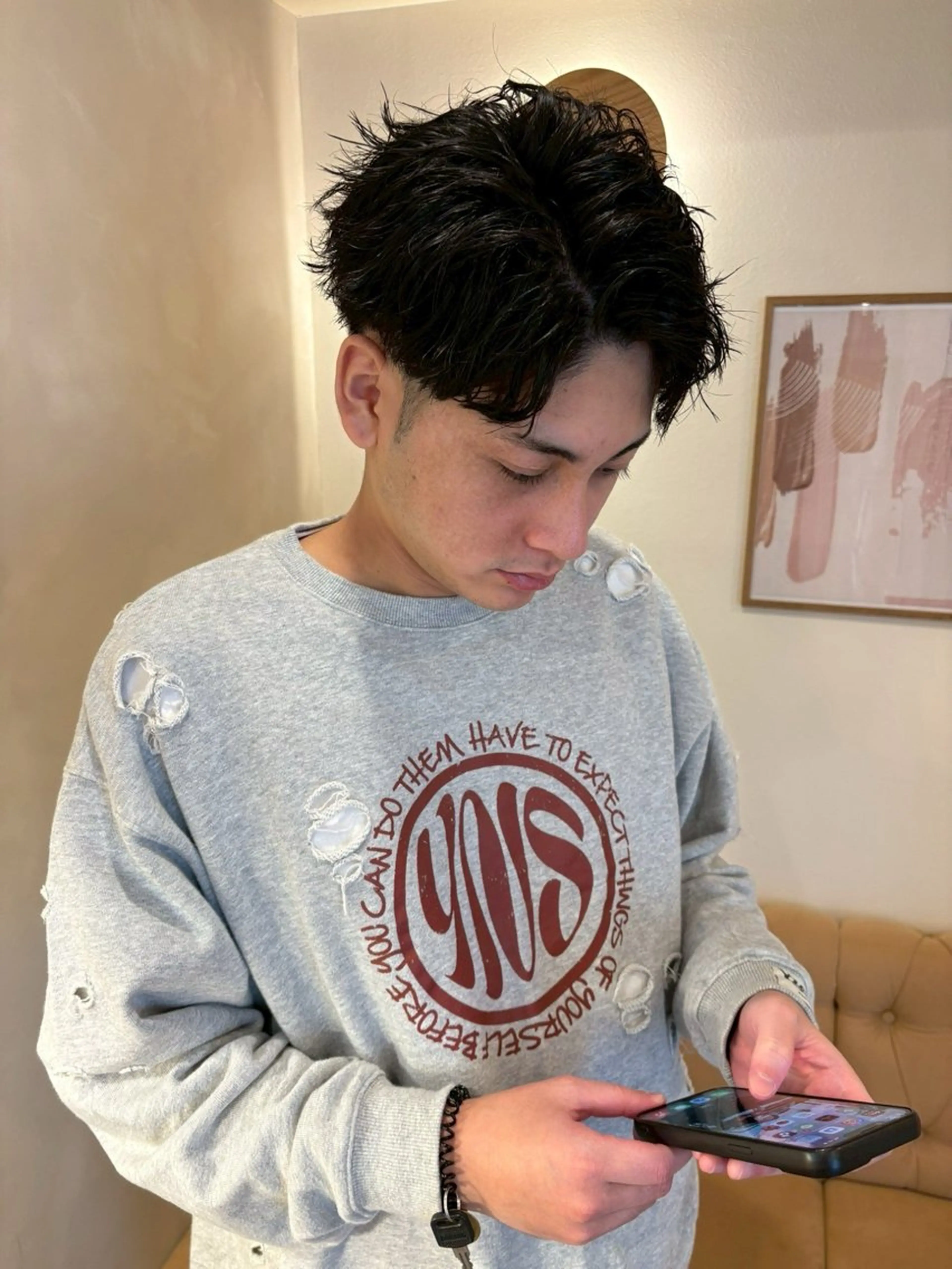 メンズ カット メンズパーマ/長岡 坂口祥貴/店長のヘアスタイル