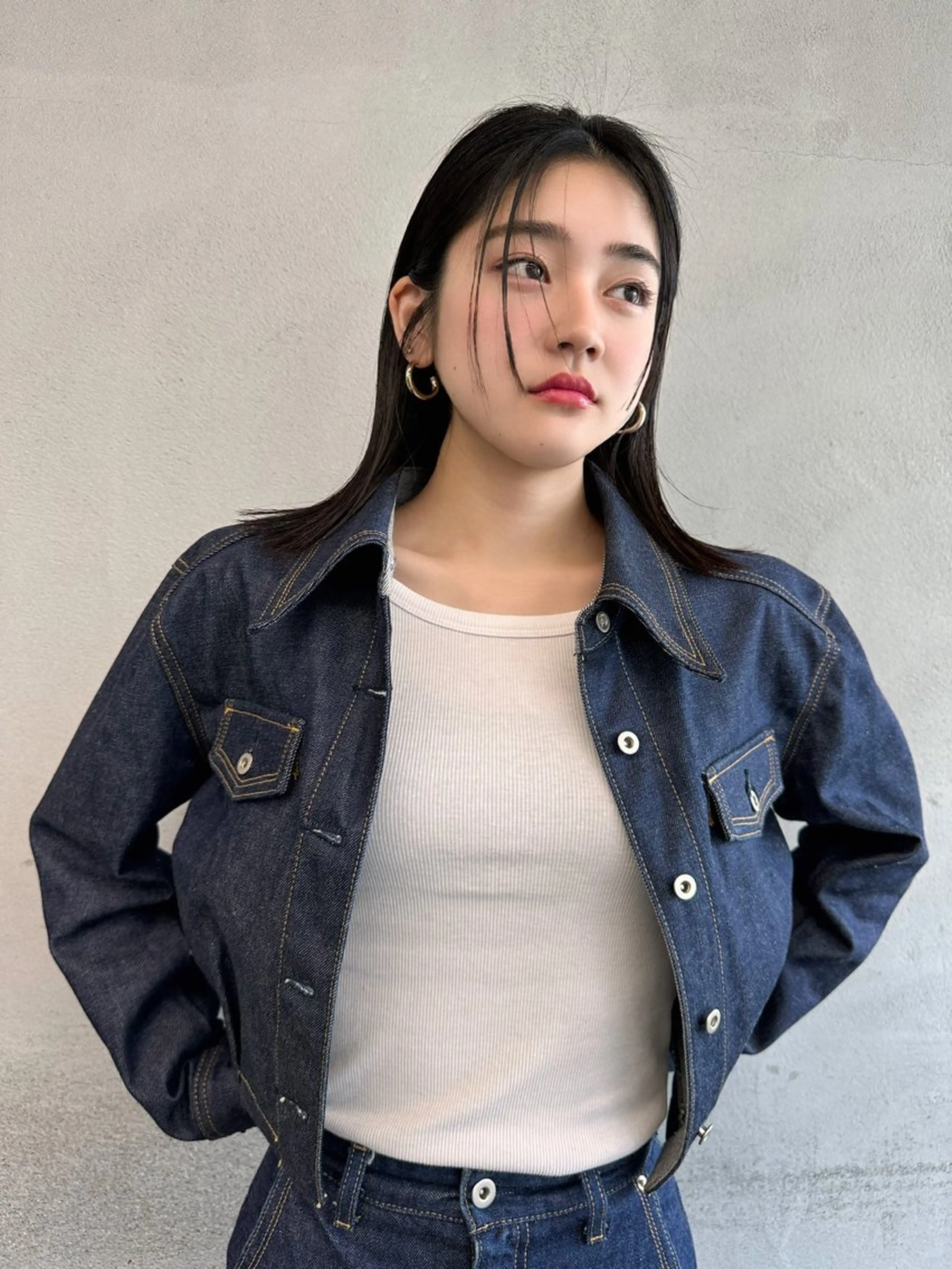 ミディアム カラー パーマ ヘアアレンジ メンズ キッズ ストレートパーマ #tag 稗田綾加のヘアスタイル