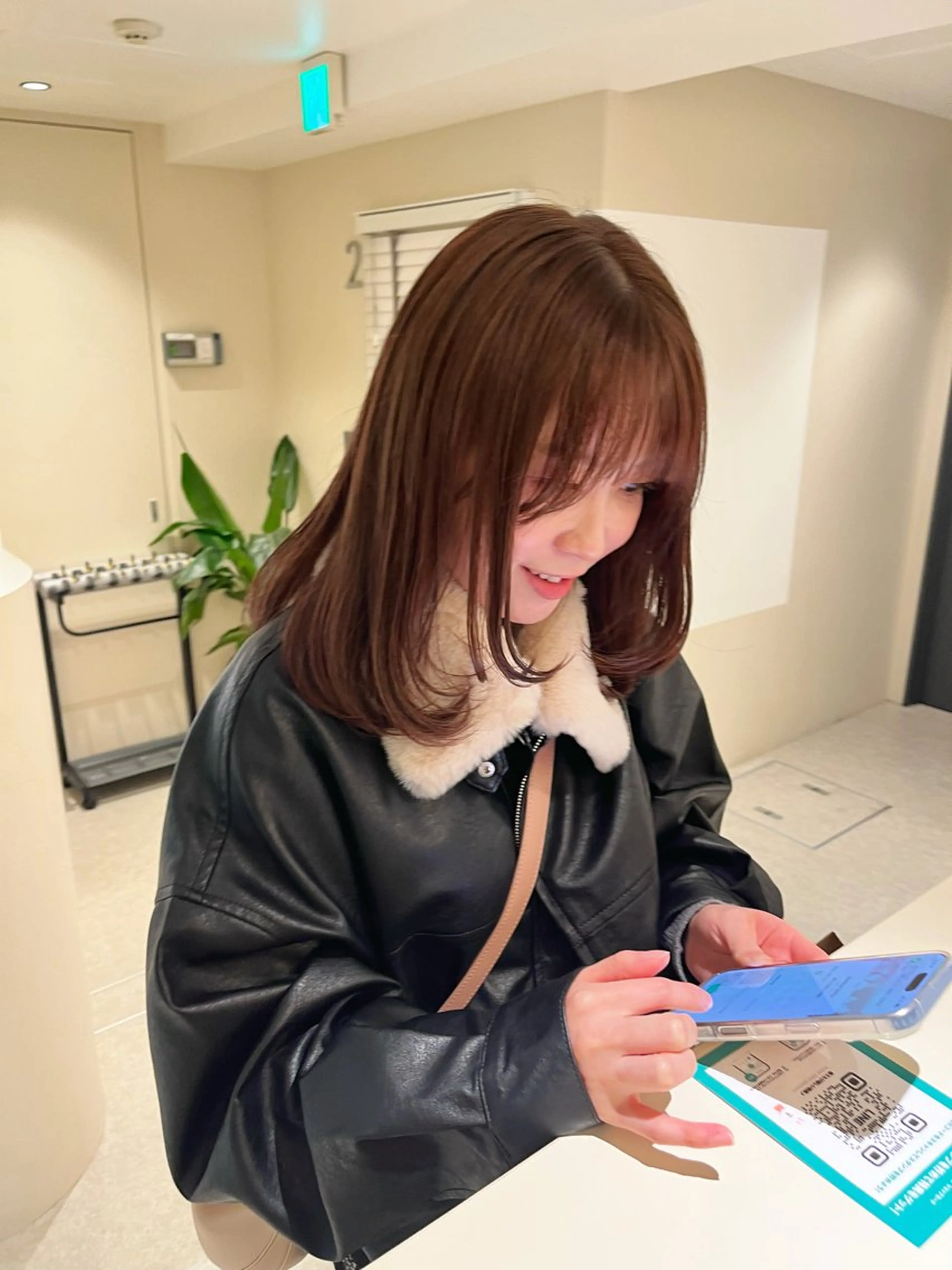 セミロング カット ヘアカラー トリートメント Bonheur所属・Bonheur銀座 /runaのヘアスタイル