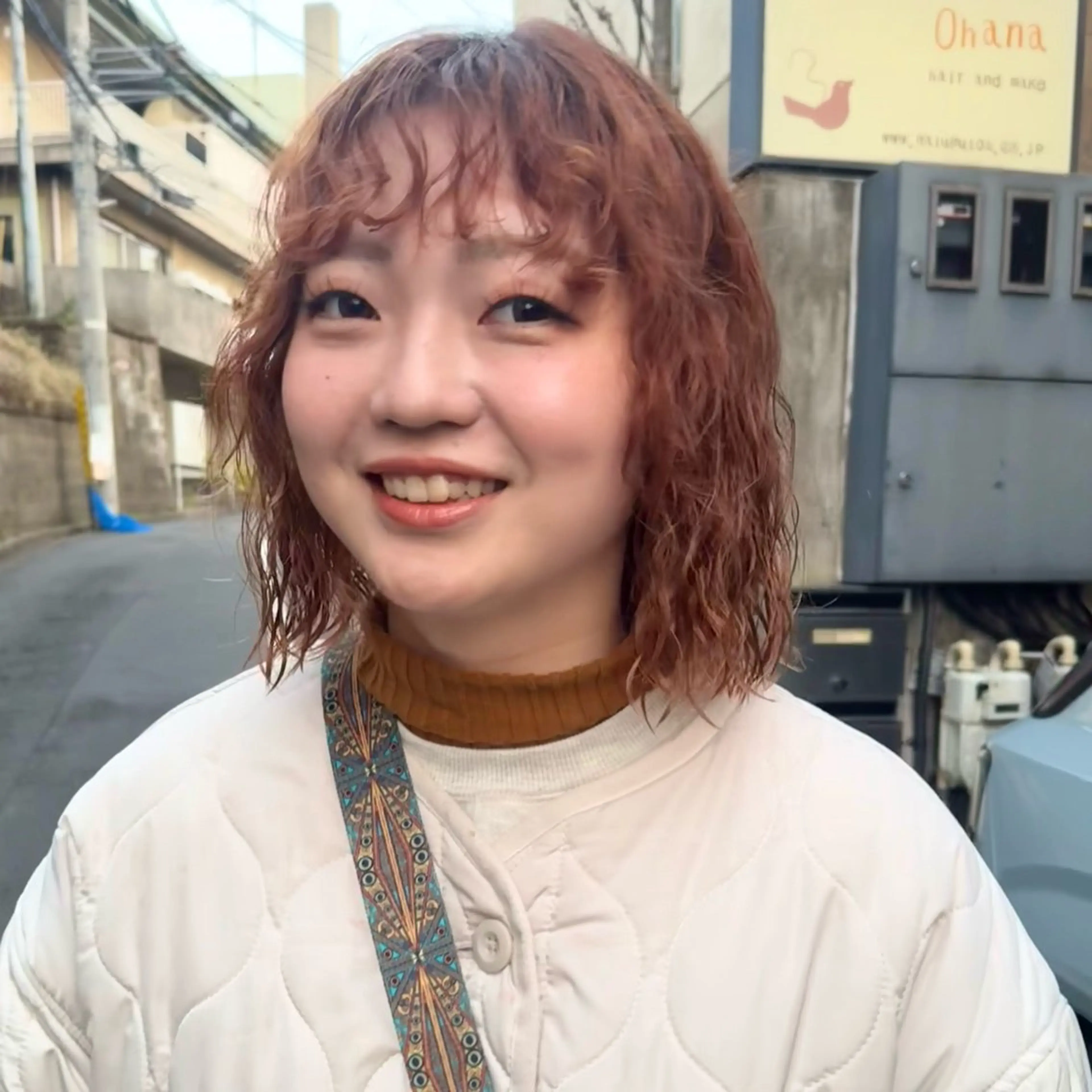 パーマ パーマ 井出 海月のヘアスタイル