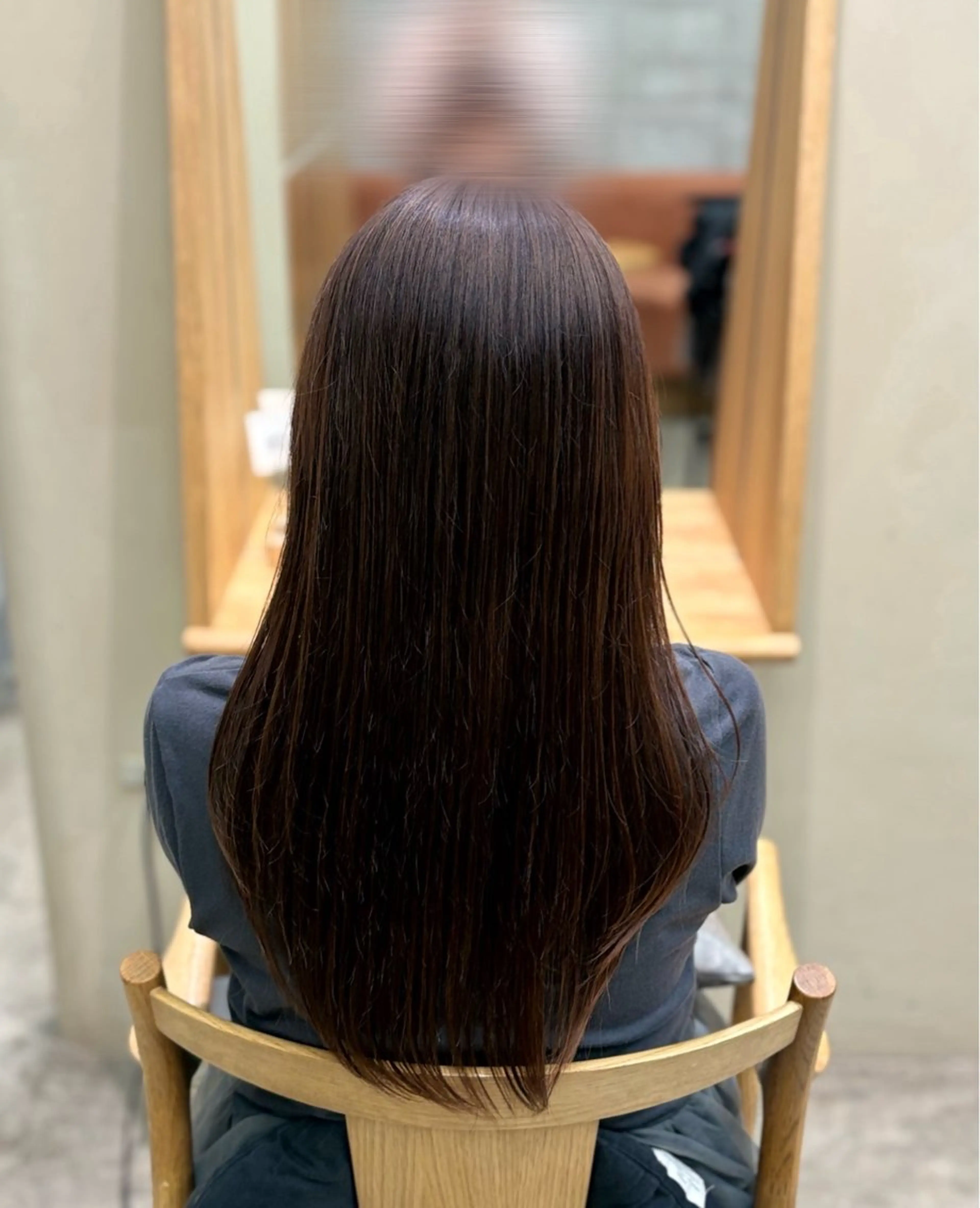 ロング ヘアカラー 原 綾菜のヘアスタイル