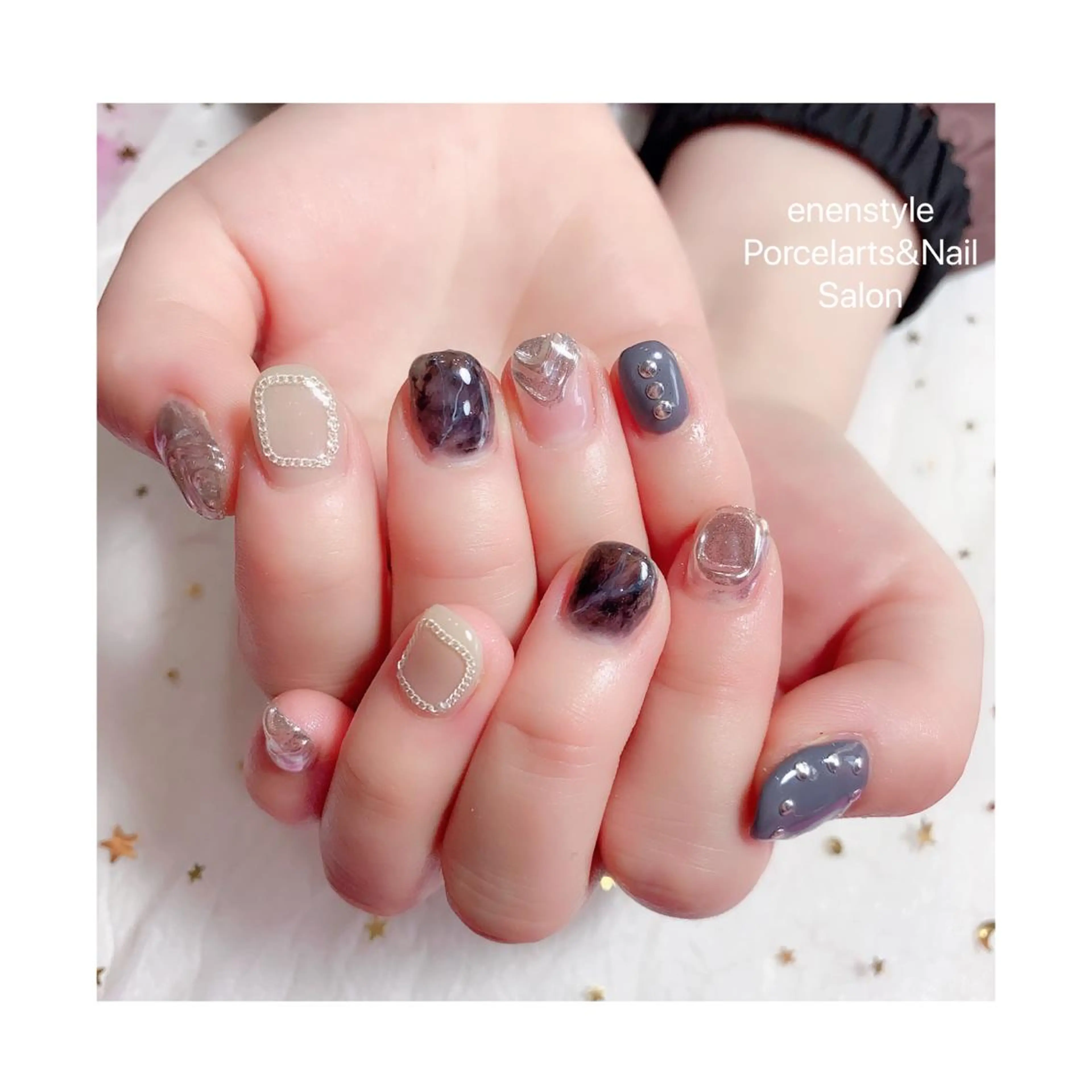 ショート ネイル ジェルネイル ニュアンスネイル オフィスネイル ワンカラーネイル パラジェル ハンドネイル 👑enen style👑のネイルデザイン