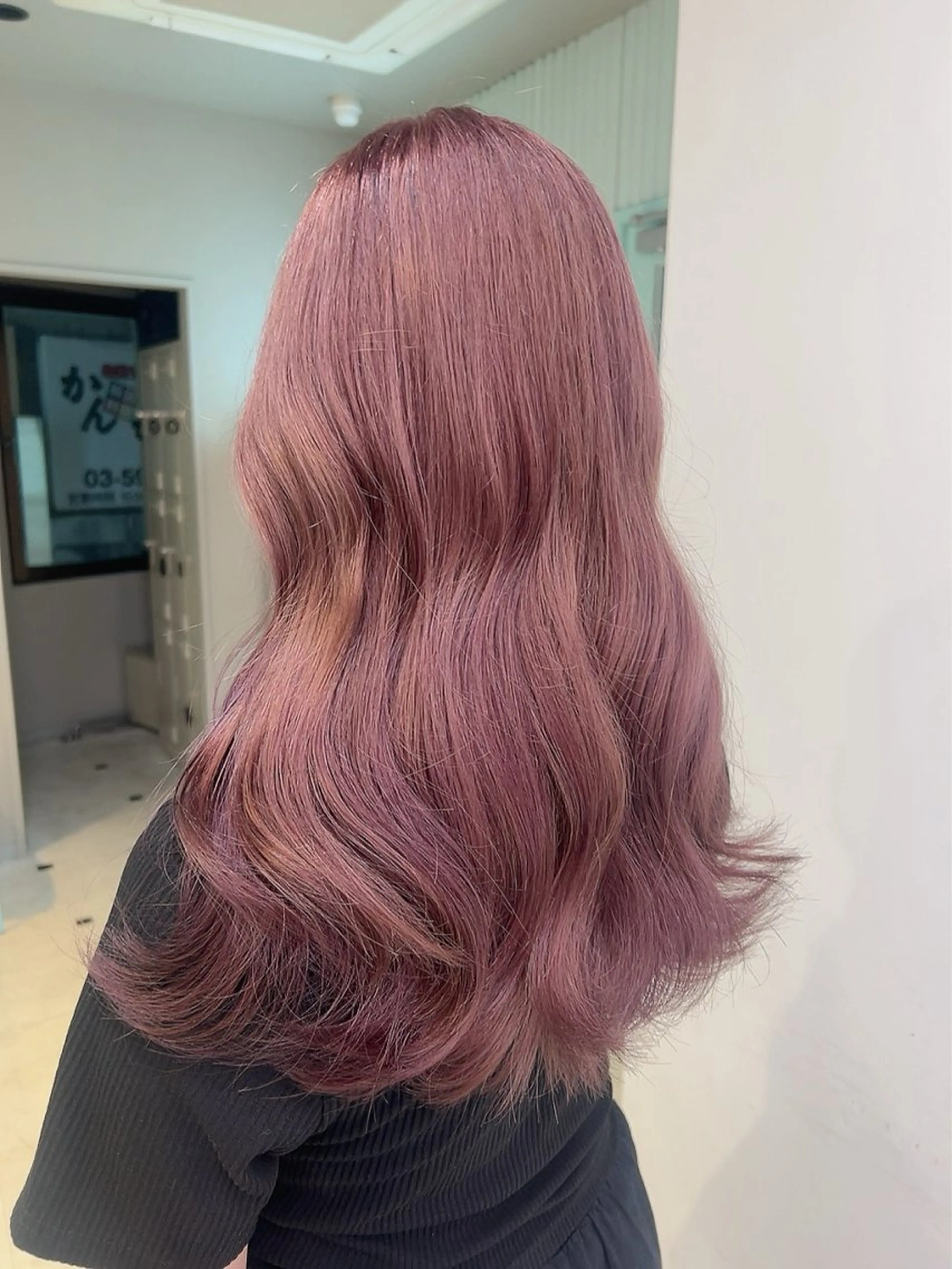 セミロング カラー ヘアカラー トリートメント ヘッドスパ 🥞ベージュ系カラー 【すずきりほ】🥞のヘアスタイル