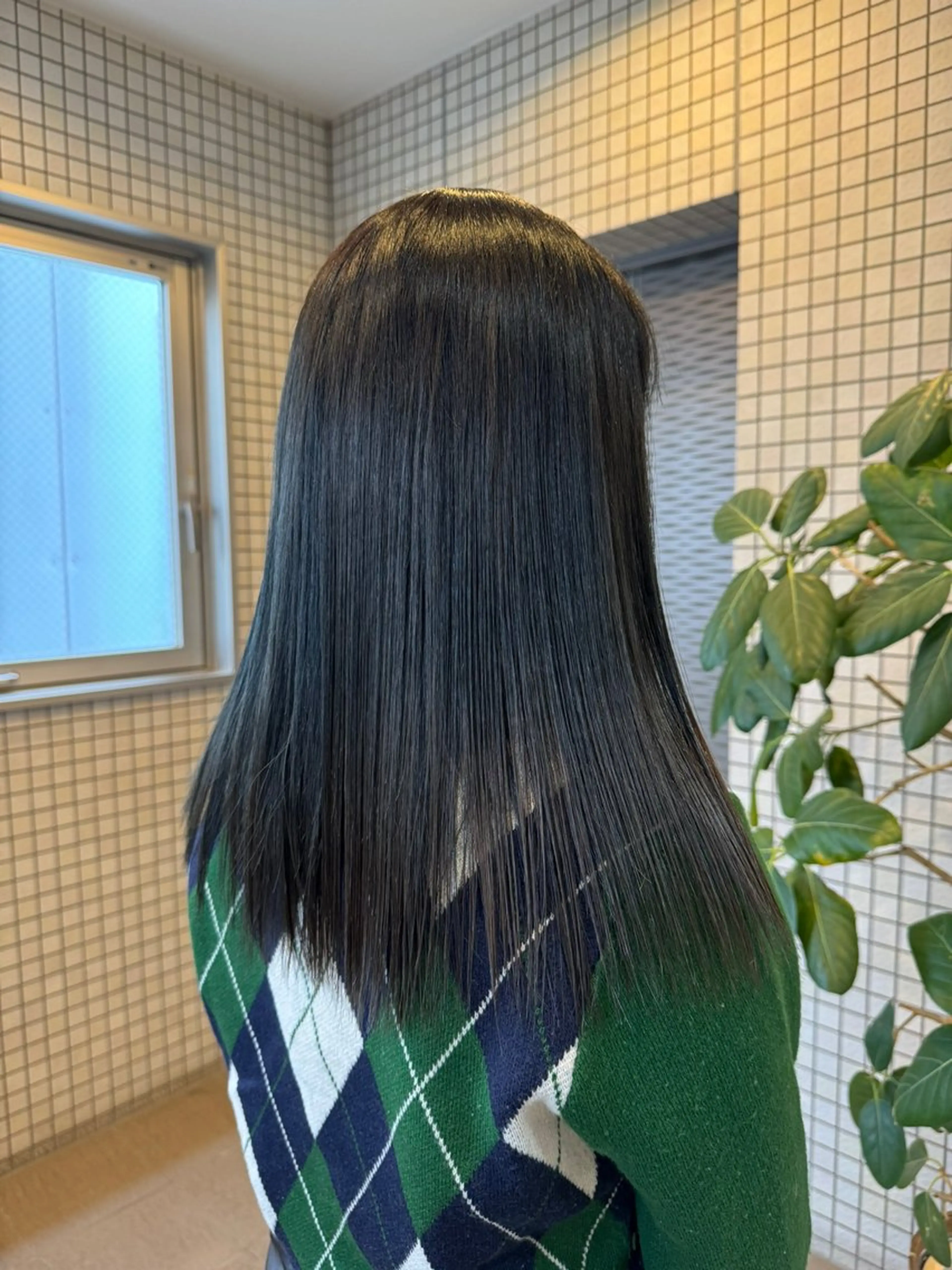 セミロング ヘアカラー 透明感カラー🪡🤍 nanao🤍🪡のヘアスタイル