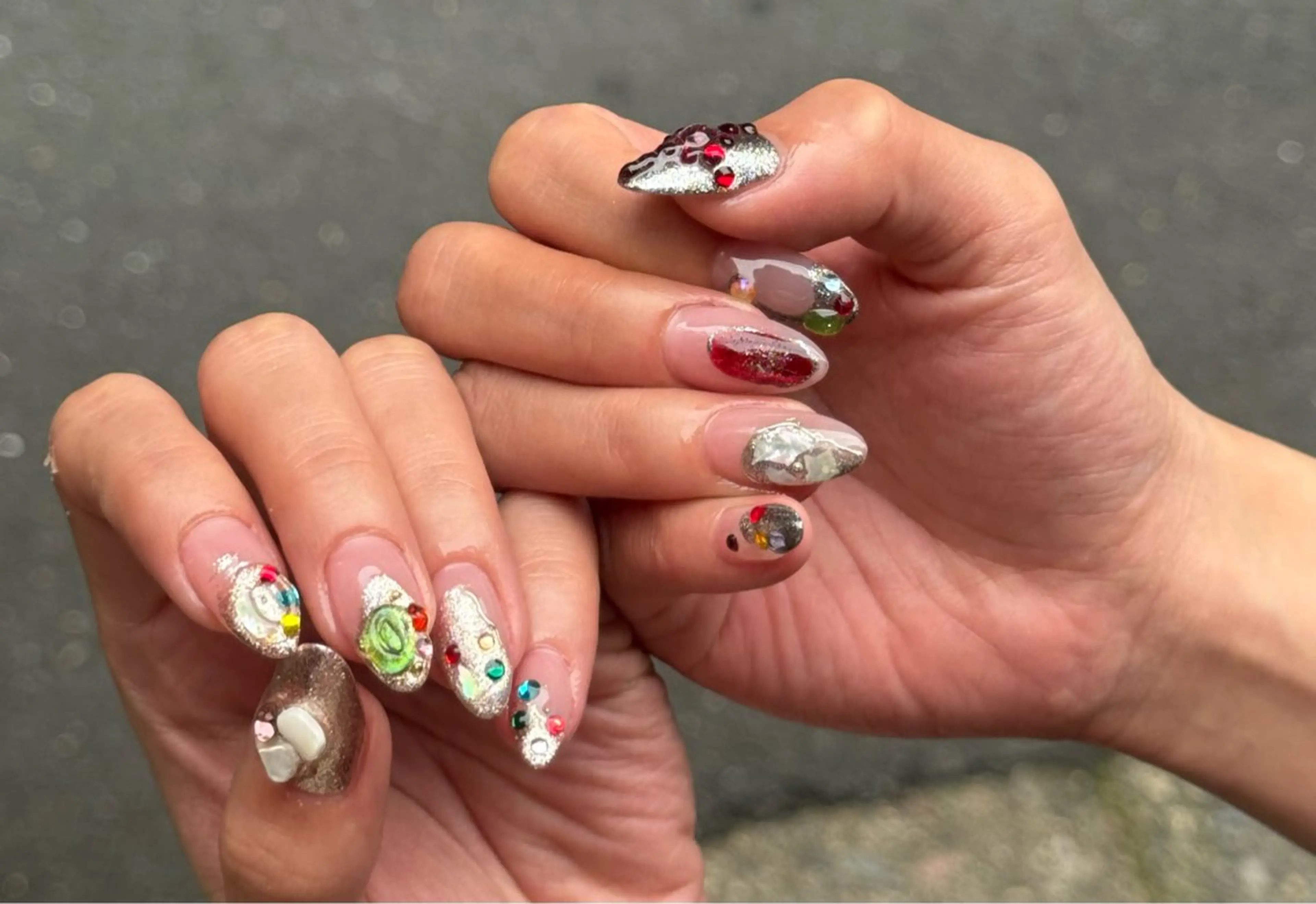 ネイル アートネイル フットネイル ジェルネイル ニュアンスネイル パラジェル ハンドネイル 🎀🎀YooLi Nail Salonのネイルデザイン