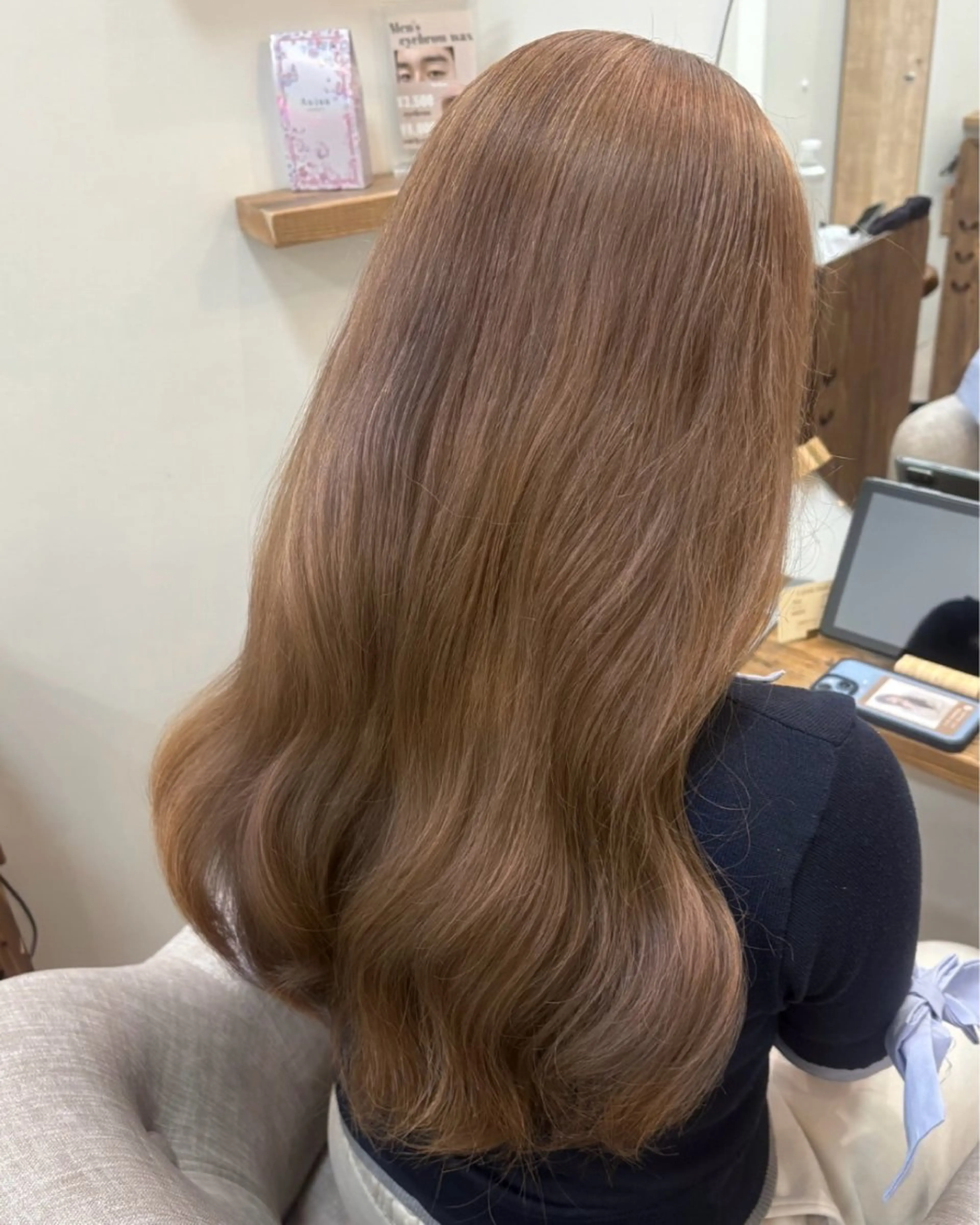 カラー ベージュカラー ミルクティーベージュ Haruka ハルカのヘアスタイル