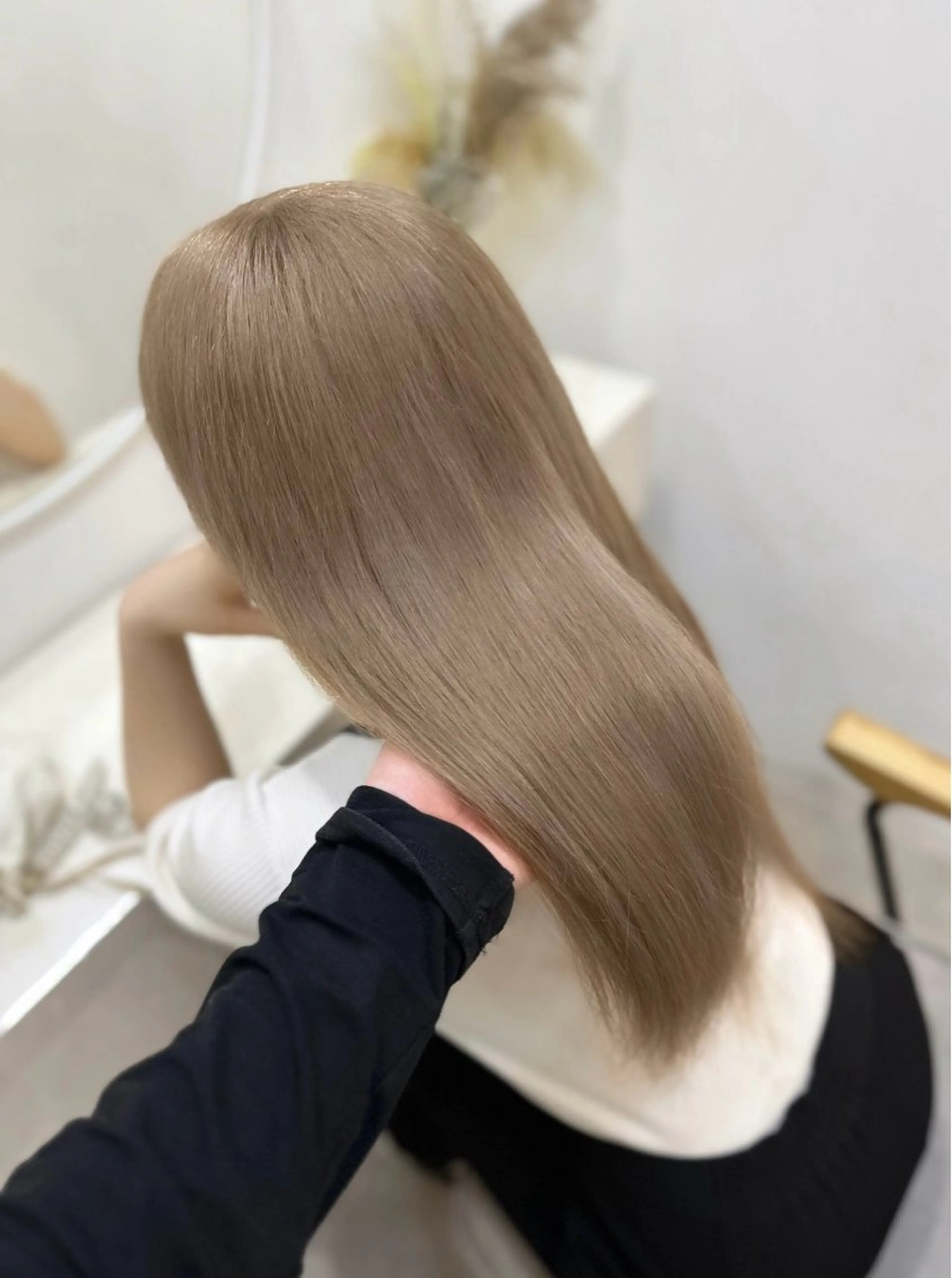 カラー 🎀sakura🎀 艶髪/韓国/ワンホンのヘアスタイル