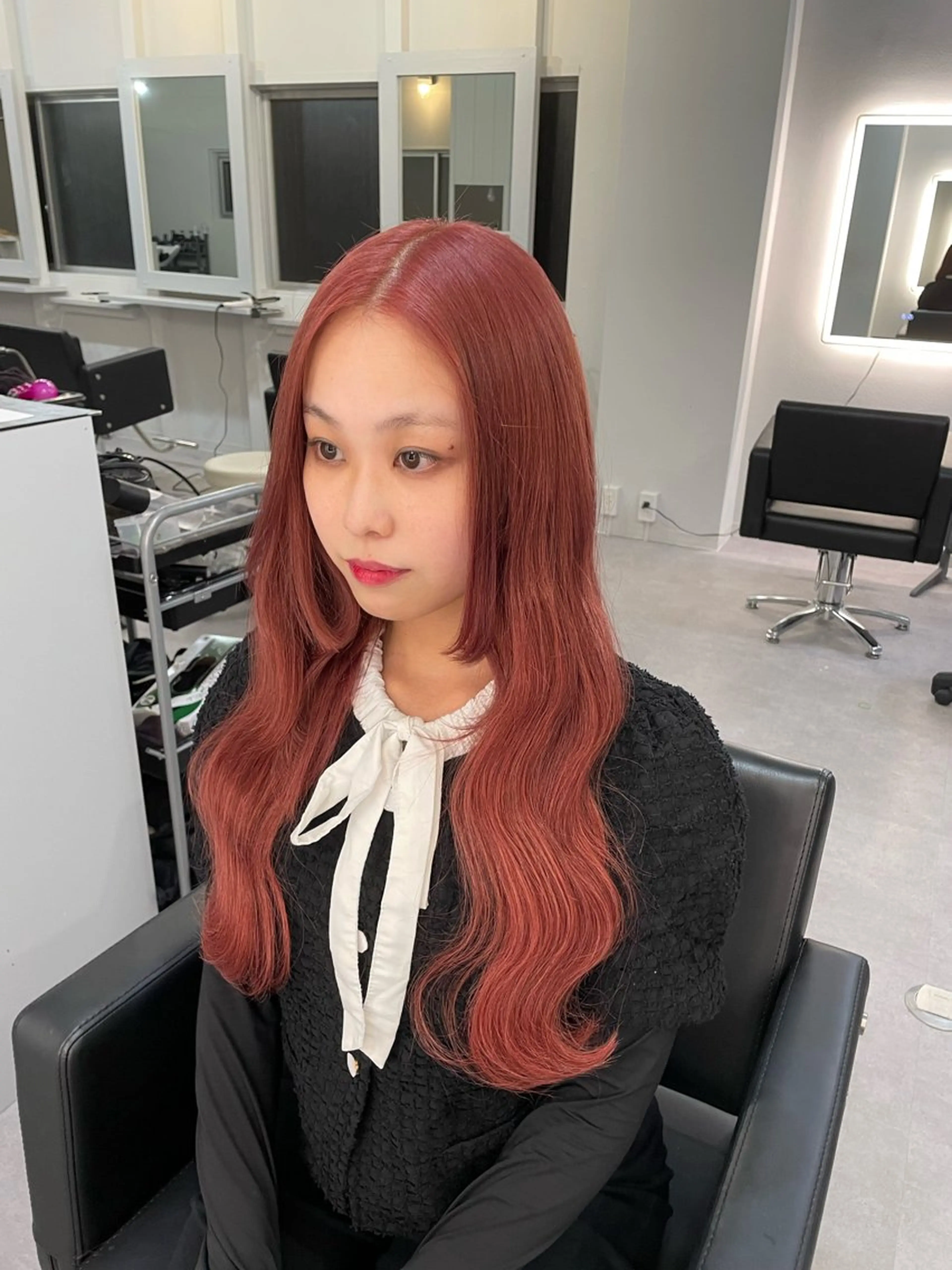 ロング カラー ヘアアレンジ ダブルカラー Cielro/ダブル カラー/西田咲希のヘアスタイル