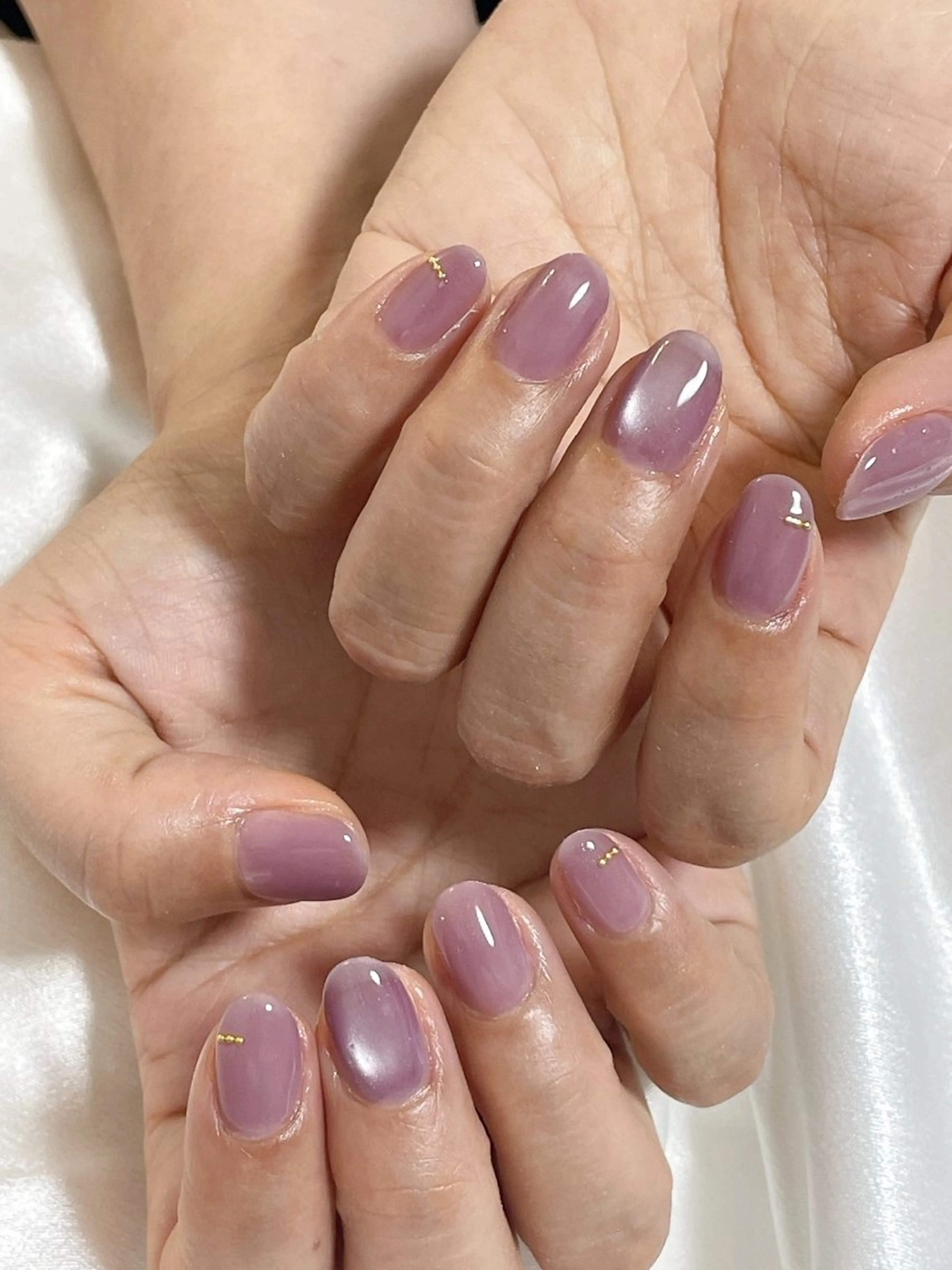 ネイル オーロラネイル 桜ネイル フラワーネイル フットネイル フレンチネイル ハンドネイル mogunail &blowのネイルデザイン