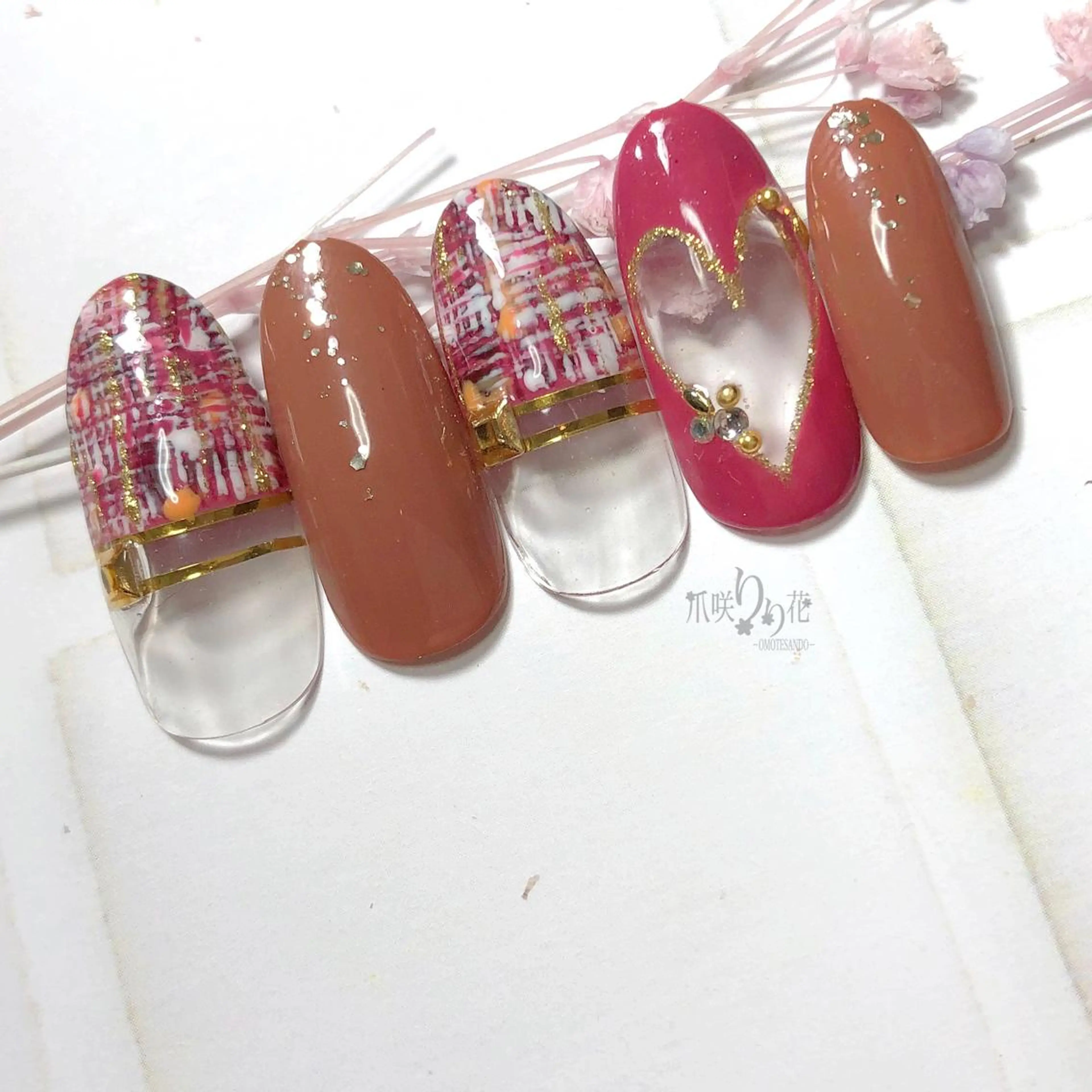 ネイル 爪咲 りり花のネイルデザイン