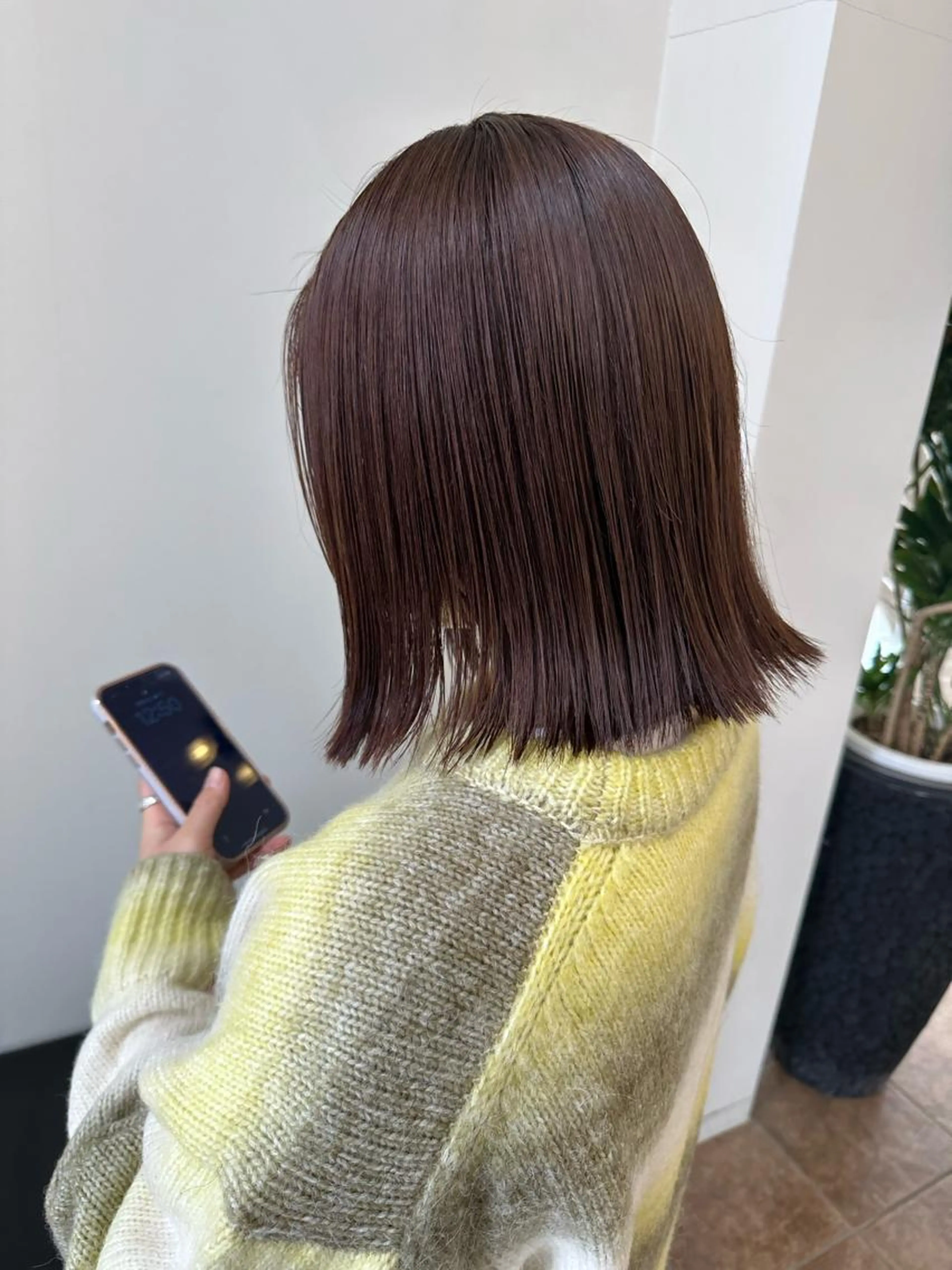 ブリーチ毛にも対応⭕️酸性ストレートの写真