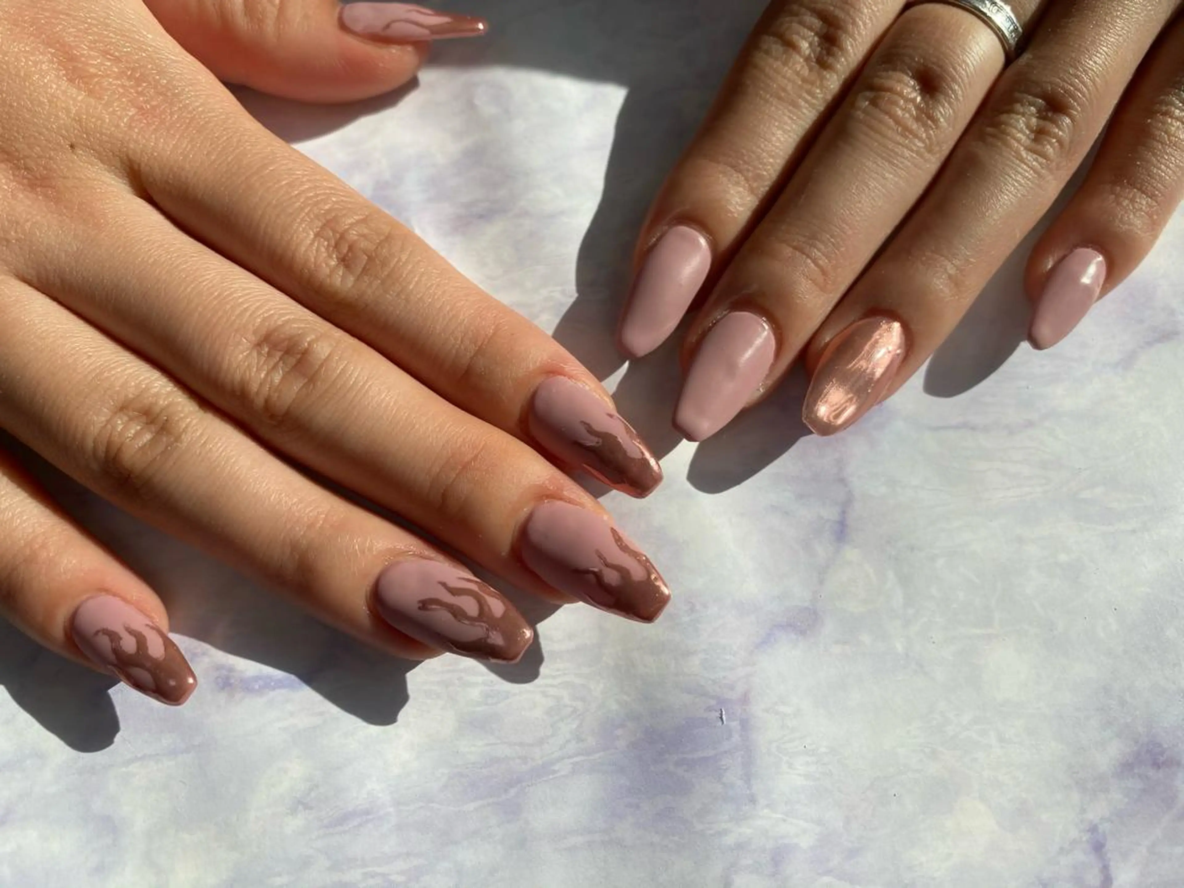 ネイル ハンドネイル Mana‪ ‪·͜· ❤︎‬のネイルデザイン