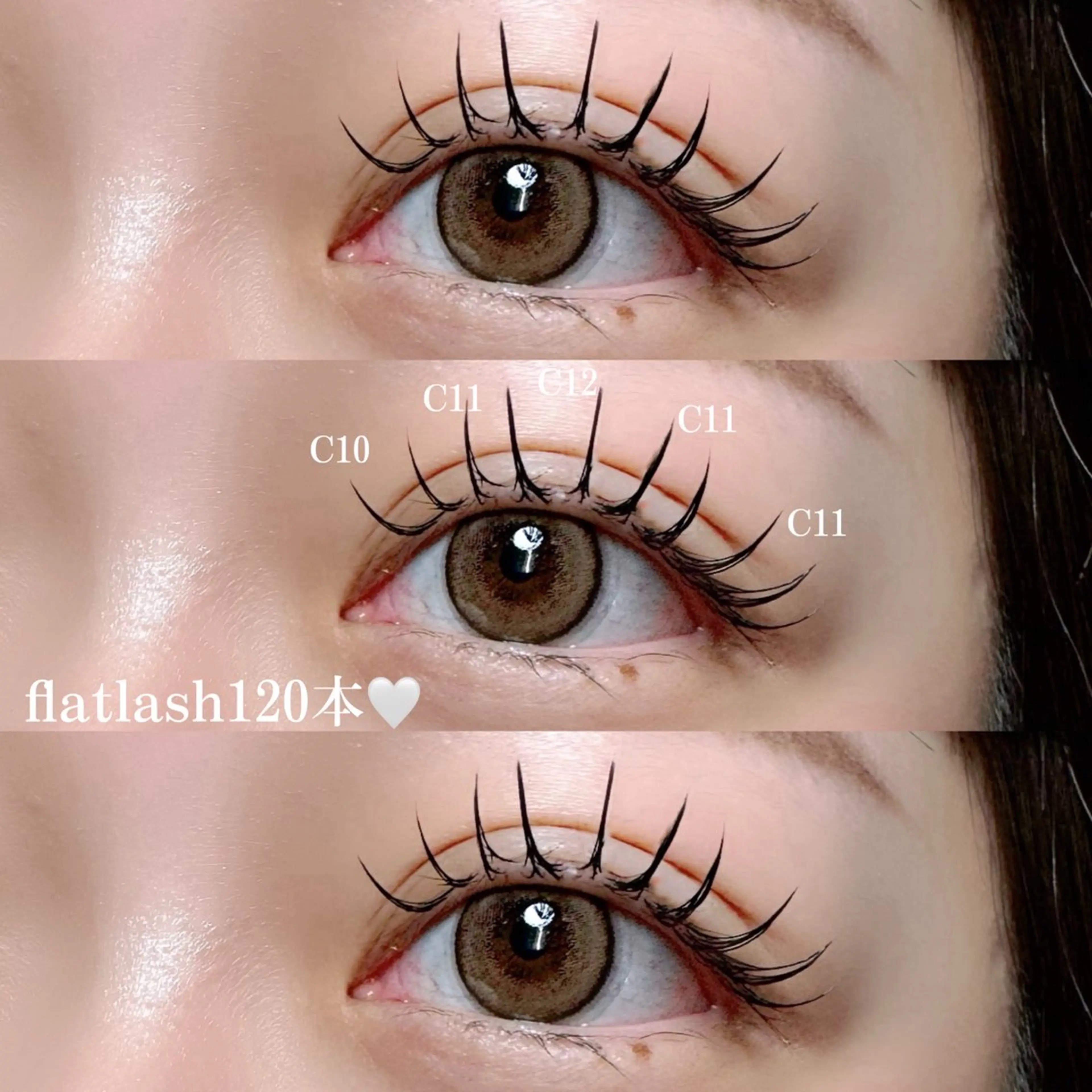 🫧flatlash120本🫧オフ込み/他店オフ500円/コーティング込みの写真