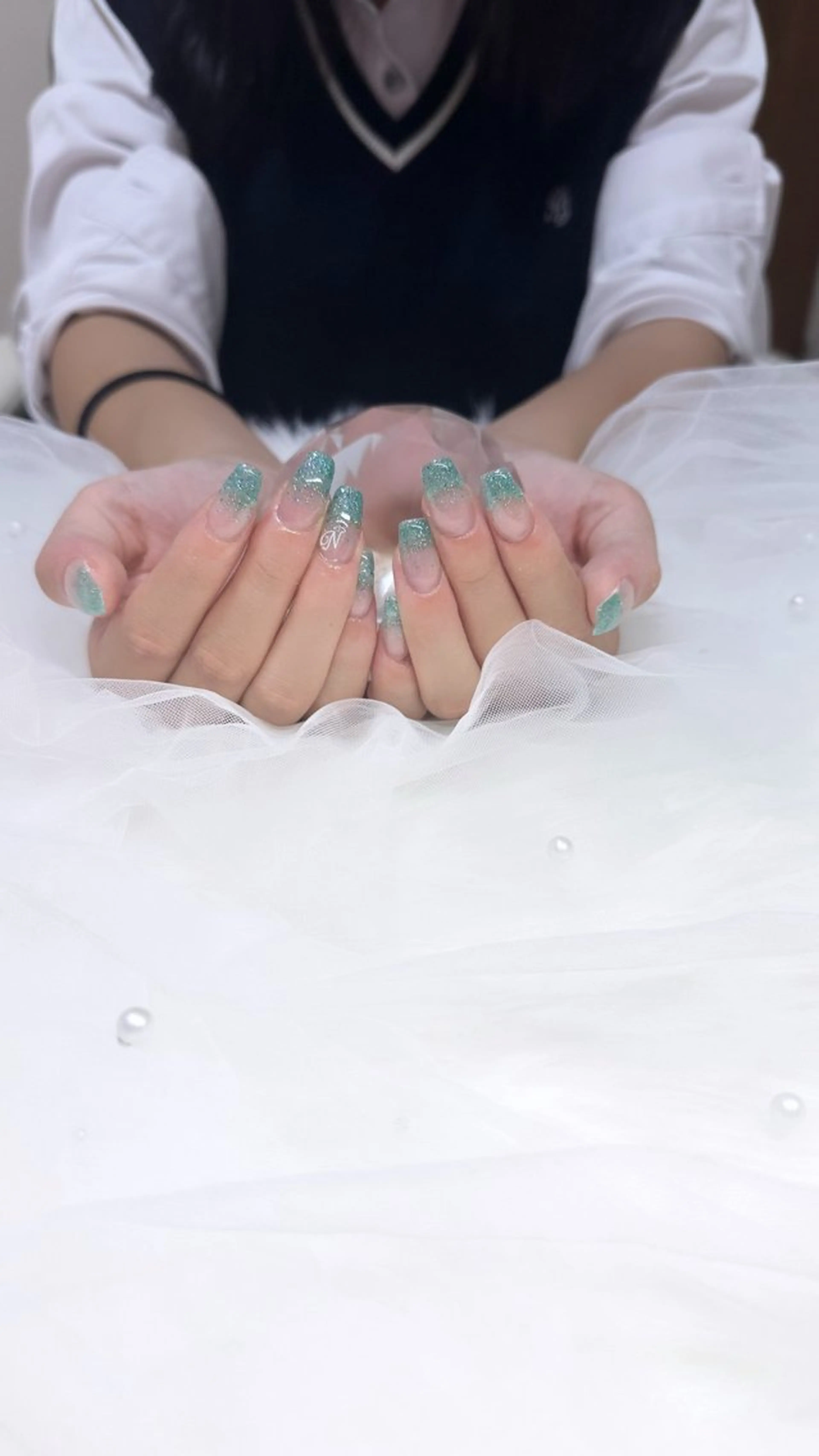 ネイル ハンドネイル 🩵liru Haru🩵のネイルデザイン