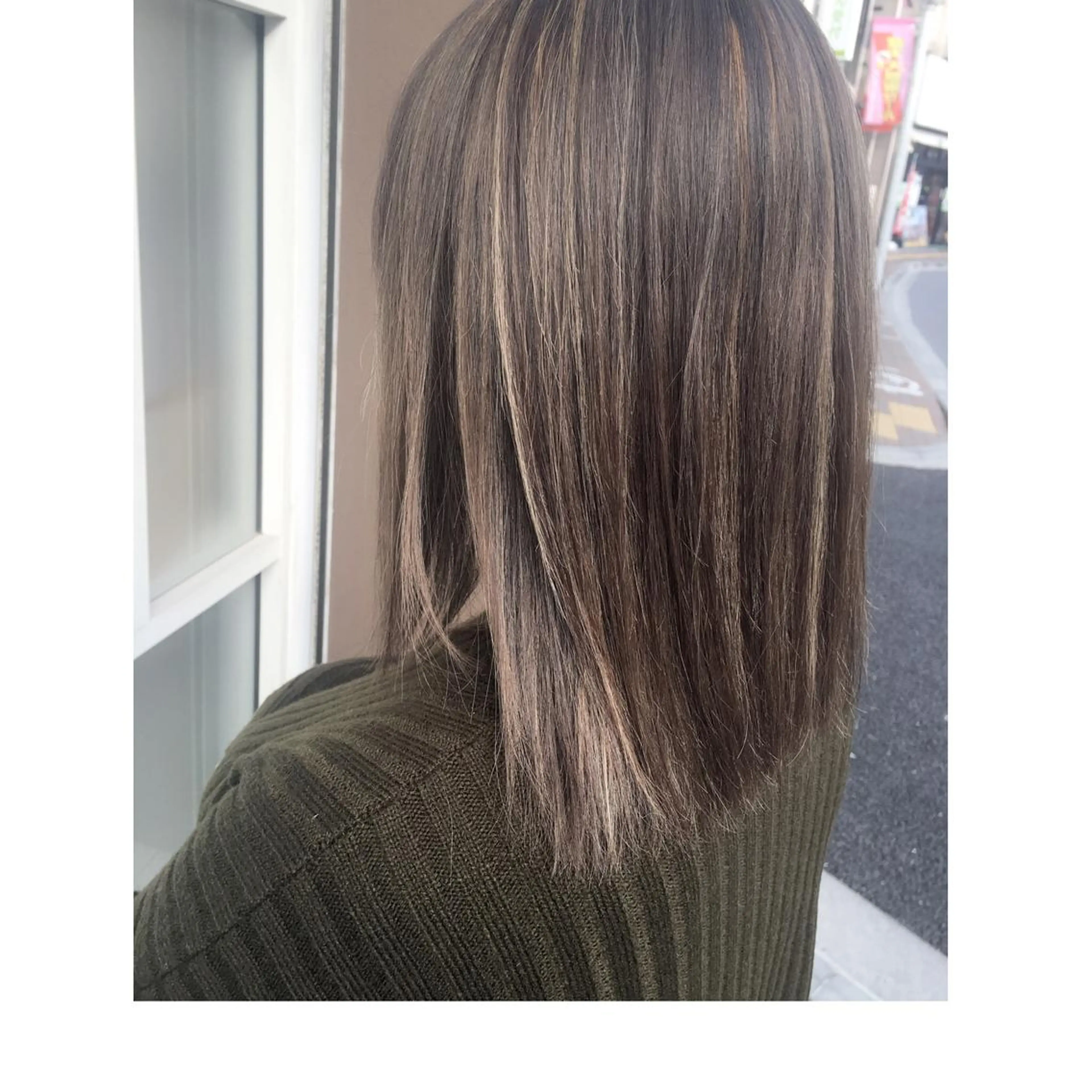 ショート ミディアム セミロング カラー ヘアアレンジ ハイライトカラー ハイライト NORME経堂 nonのヘアスタイル