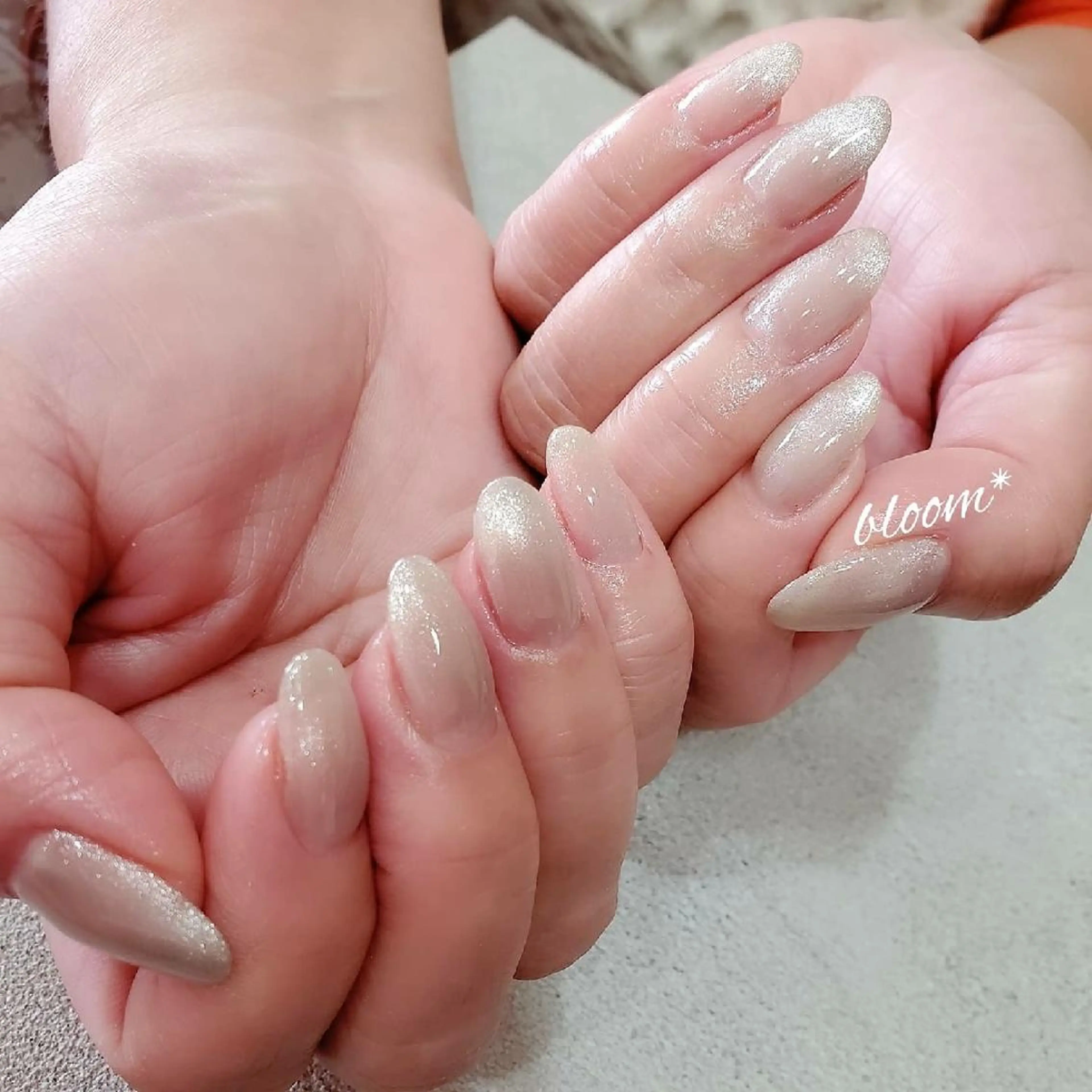 ネイル ワンカラーネイル bloom *のネイルデザイン