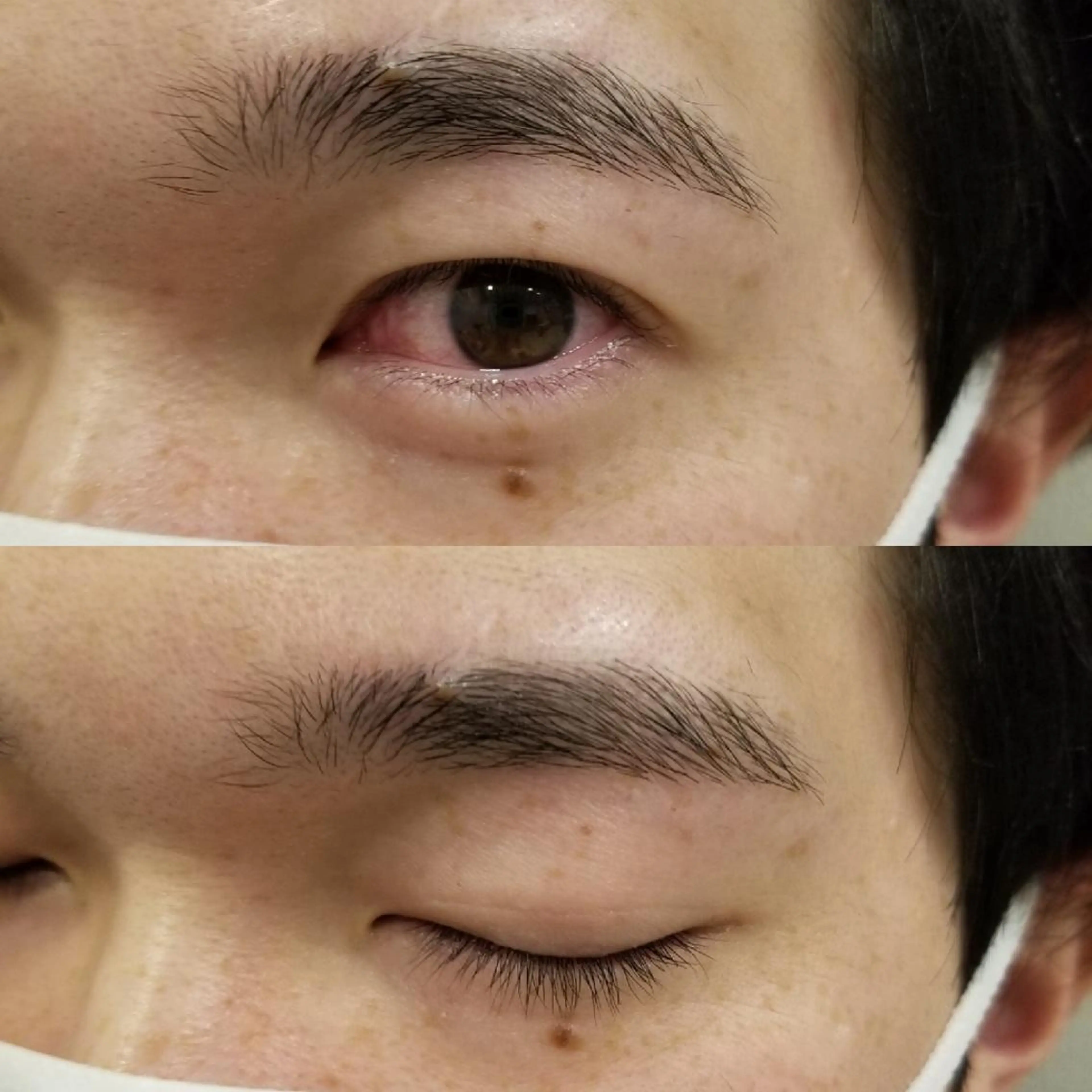 メンズ アイブロウ 阿部 知世のマツエク・マツパデザイン