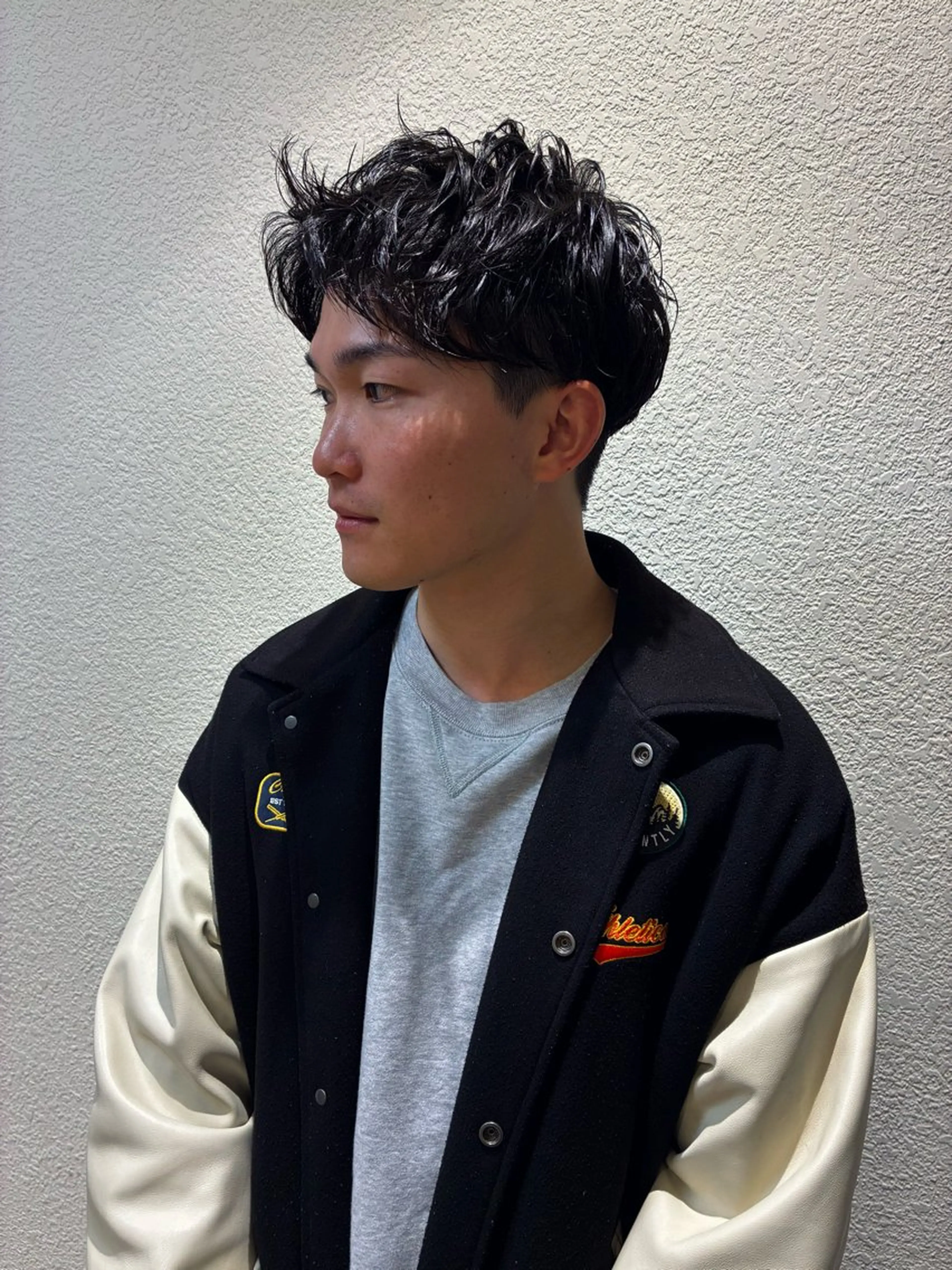 パーマ メンズ カット パーマ トリートメント 新規再来率No.1 金山/メンズパーマのヘアスタイル