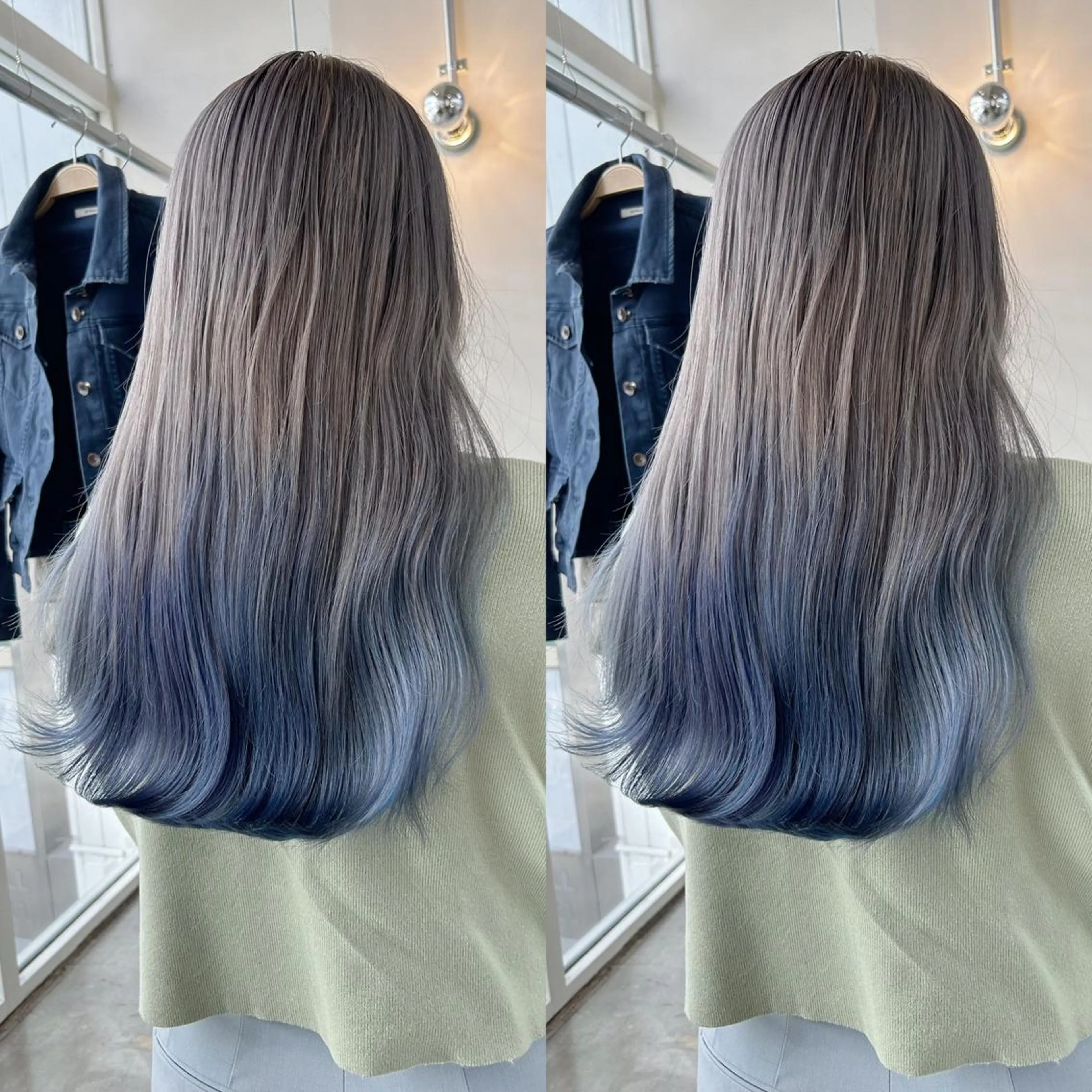 ミディアム カラー カット ヘアカラー トリートメント yoriダブルカラー 代表すがわらのヘアスタイル