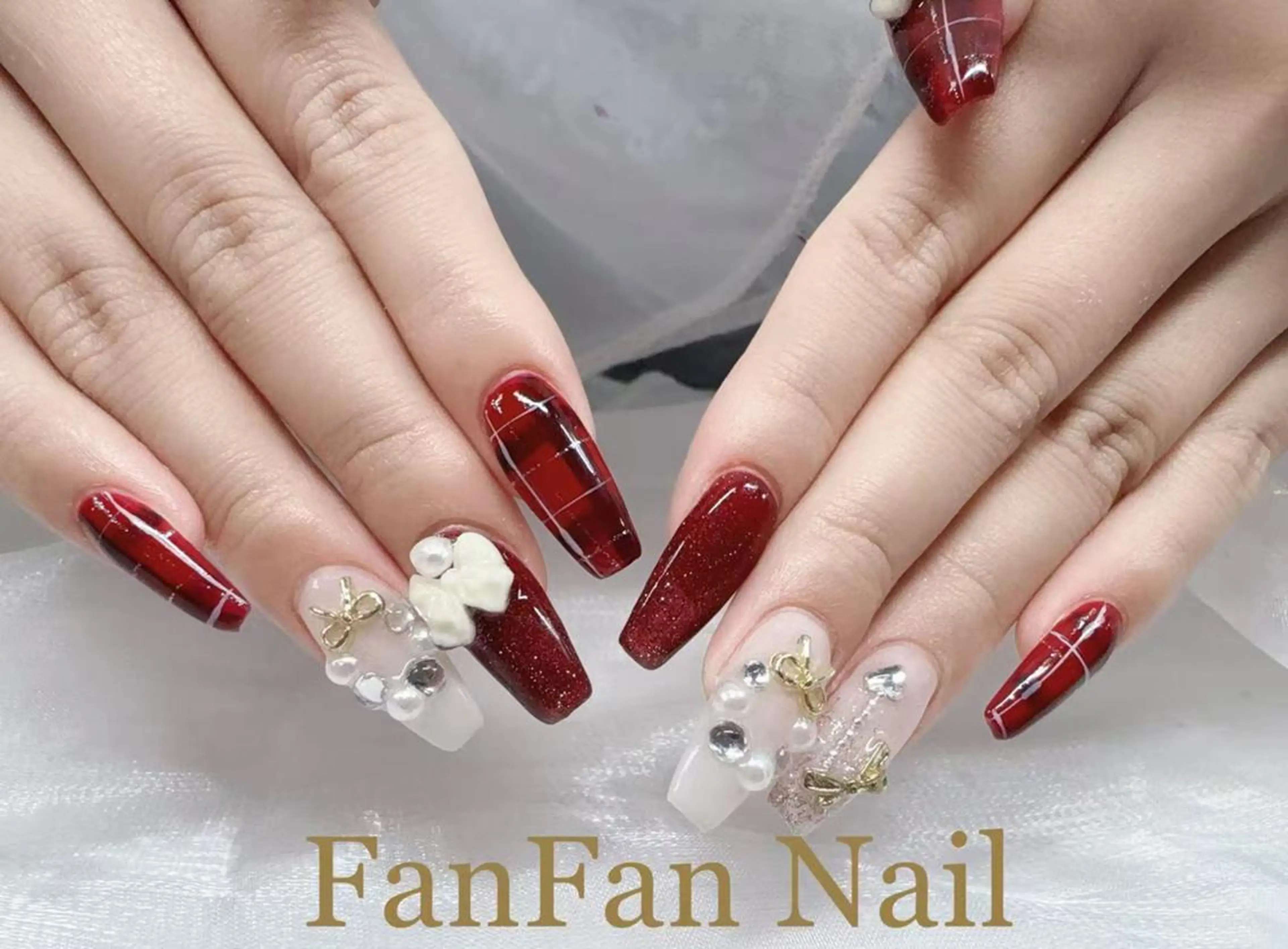 ネイル FanFan 長さ出し専門のネイルデザイン