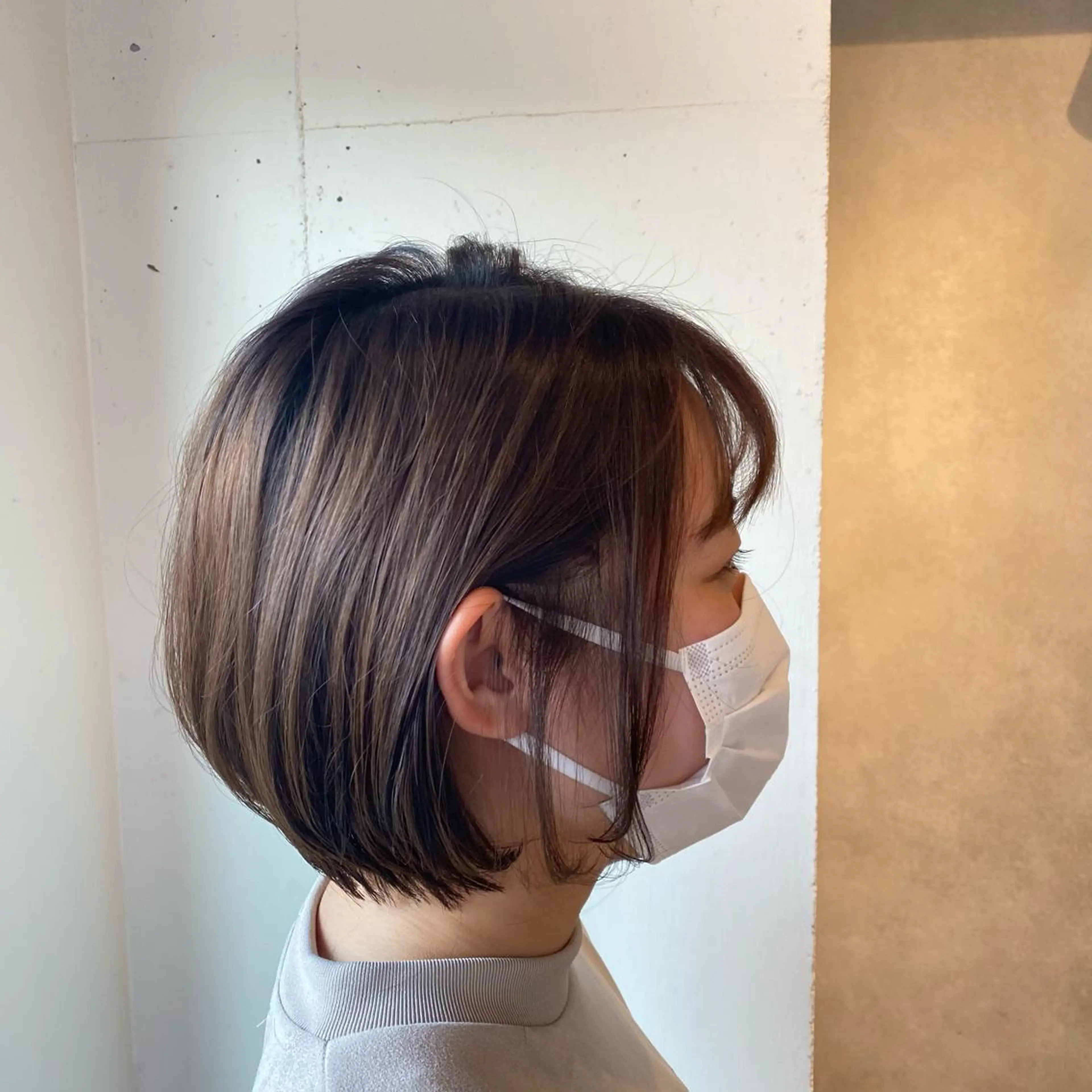 ショート ショートボブ ボブ ショートヘア 大田 留衣のヘアスタイル