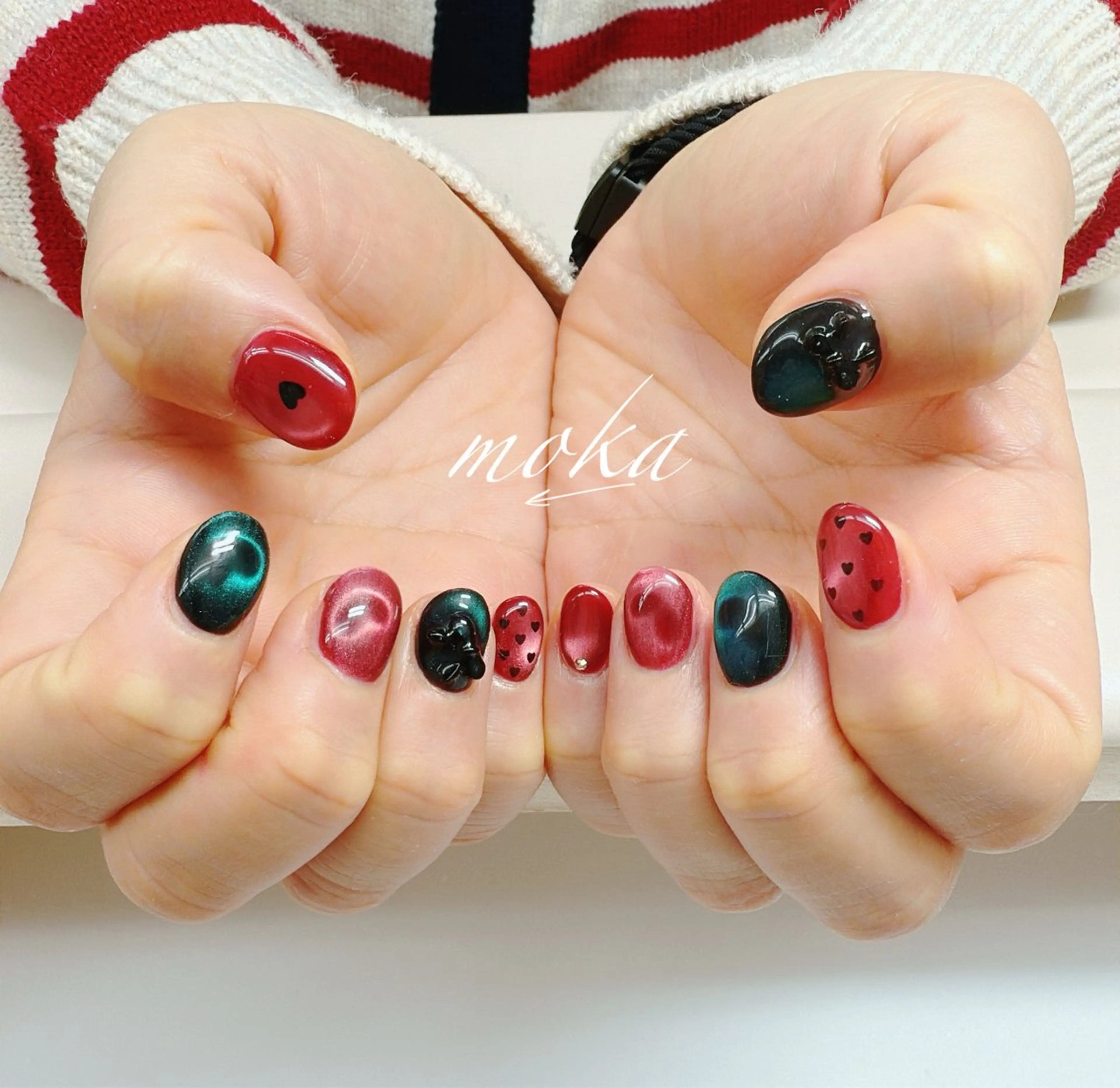 ネイル 胡蝶蘭レディースサロ ンNailMOKAのネイルデザイン