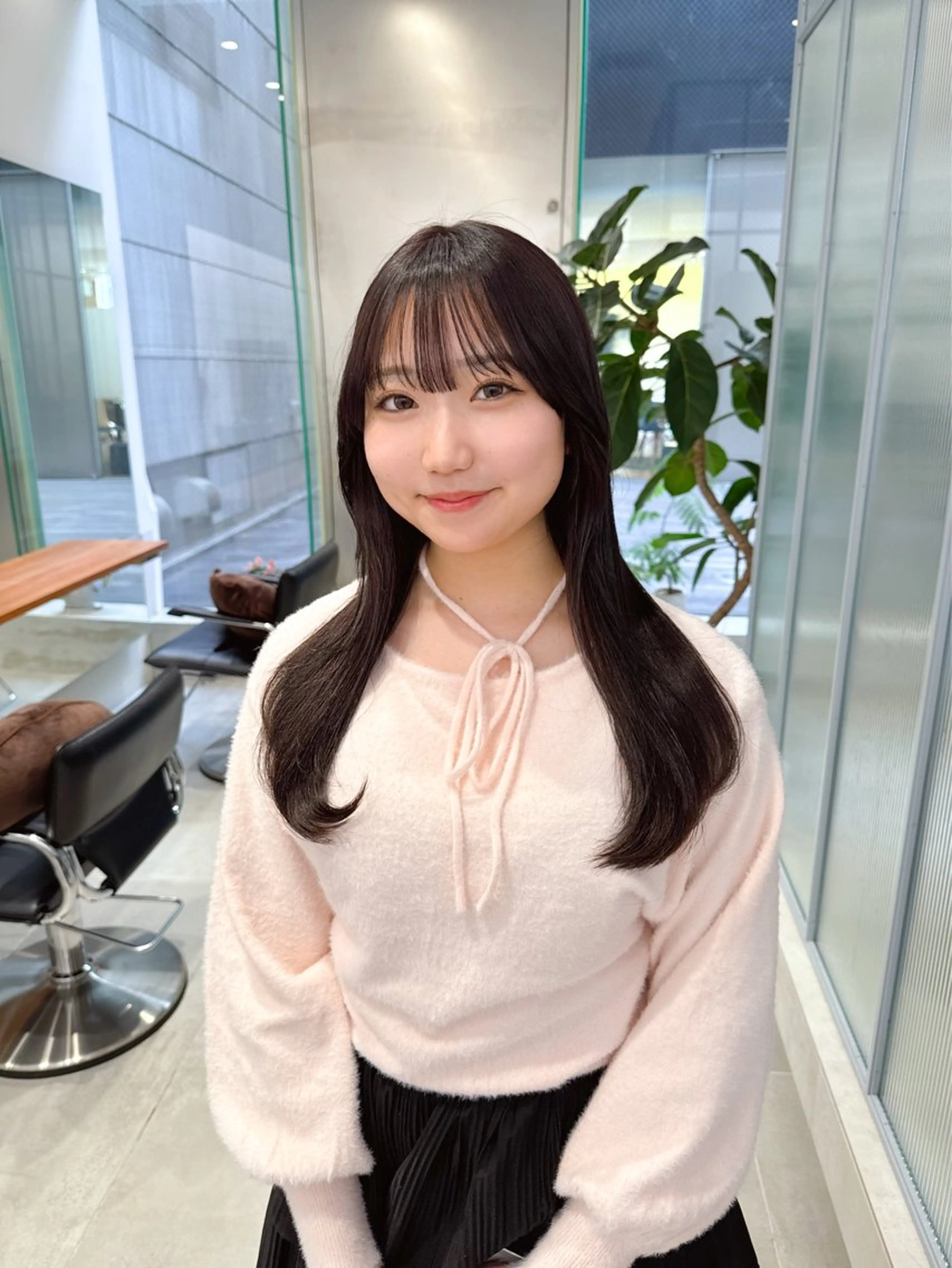 ロング カラー ヘアカラー ひかり／ベージュ ／似合わせカットのヘアスタイル