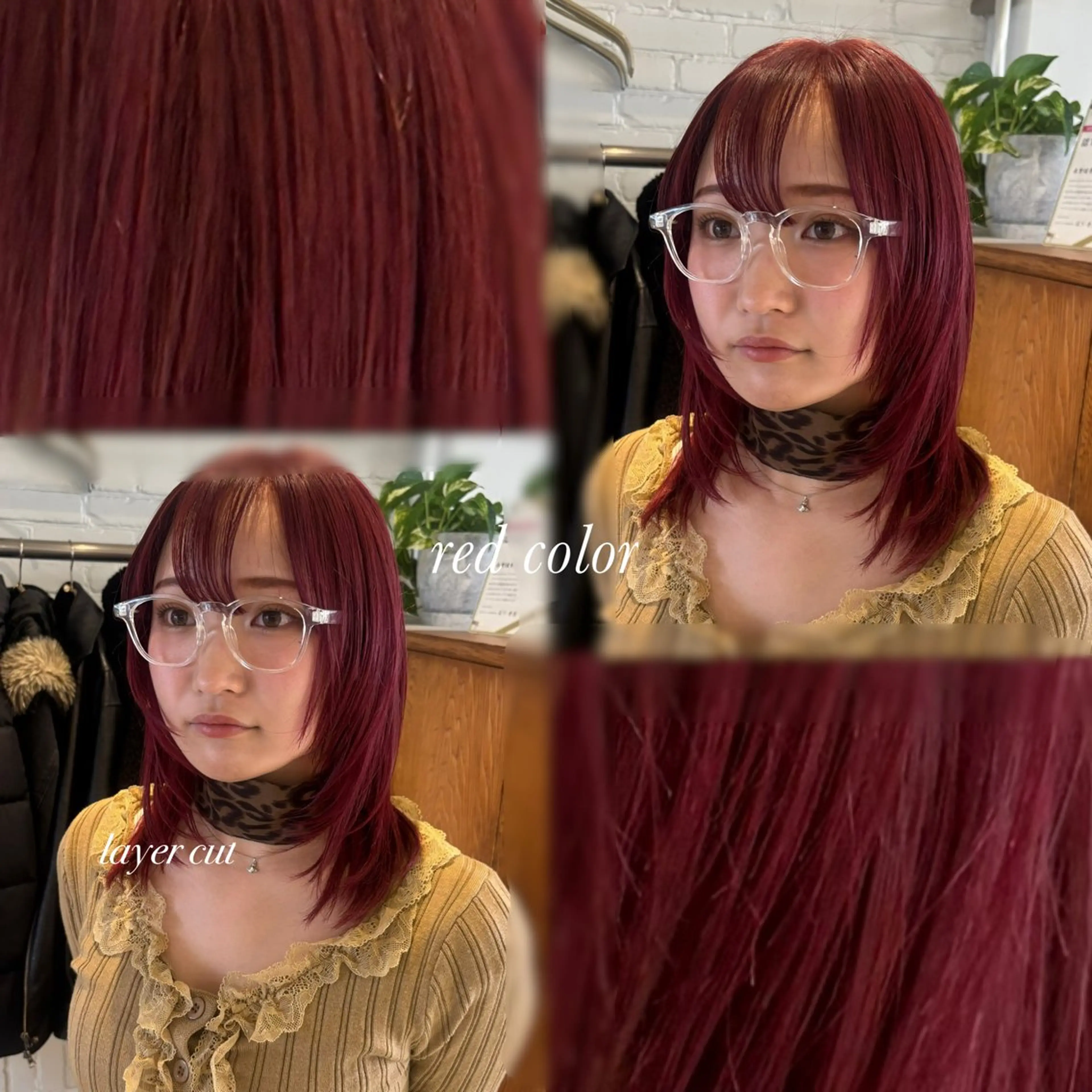 ミディアム ⭐️ダブルカラー⭐️ ｼｭﾝ⭐️のヘアスタイル