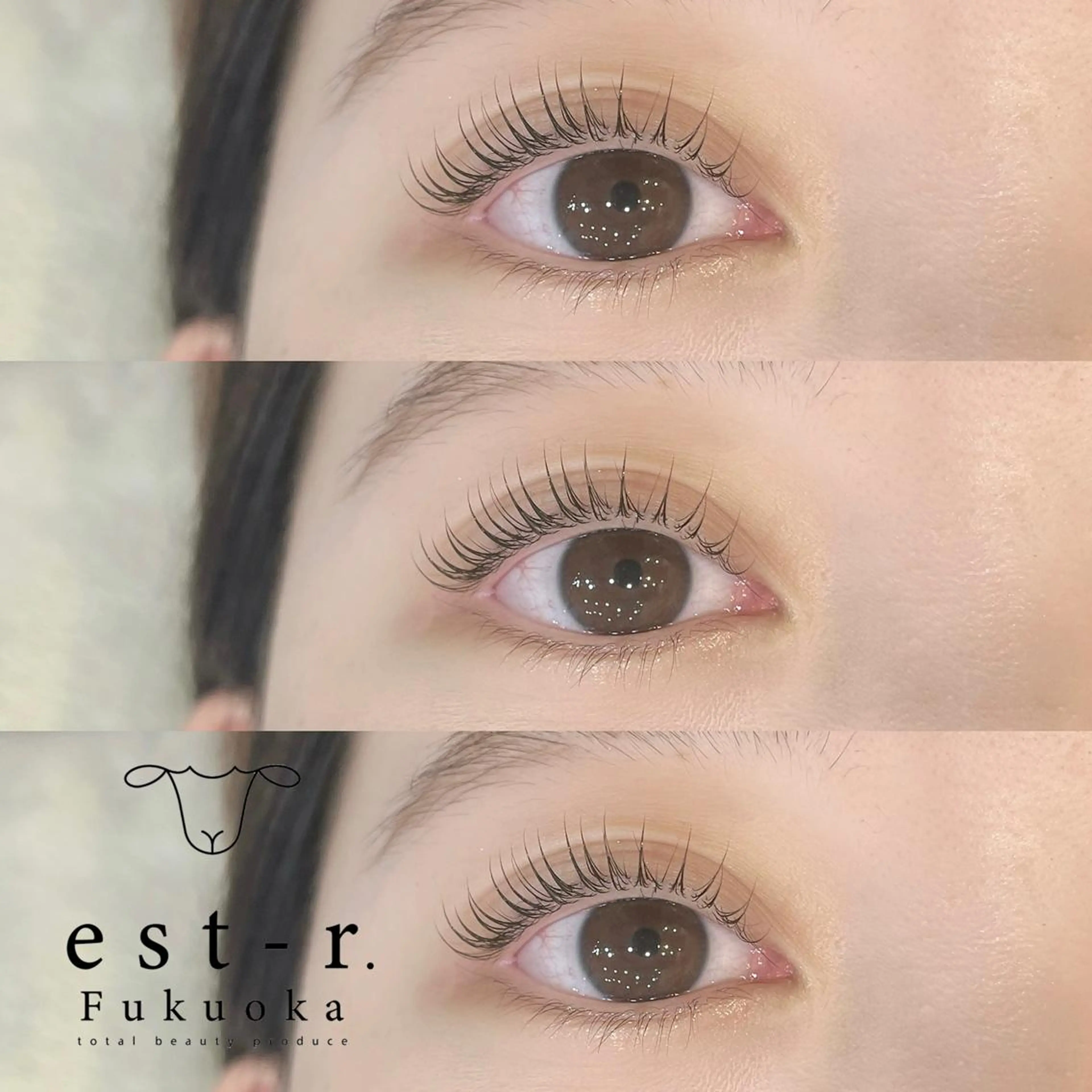 マツエク・マツパ フラットラッシュ パリジェンヌラッシュリフト まつげパーマ 下まつげエクステ 一重×まつ毛パーマ マツパ Riho/博多/ まつげパーマ/LEDのマツエク・マツパデザイン