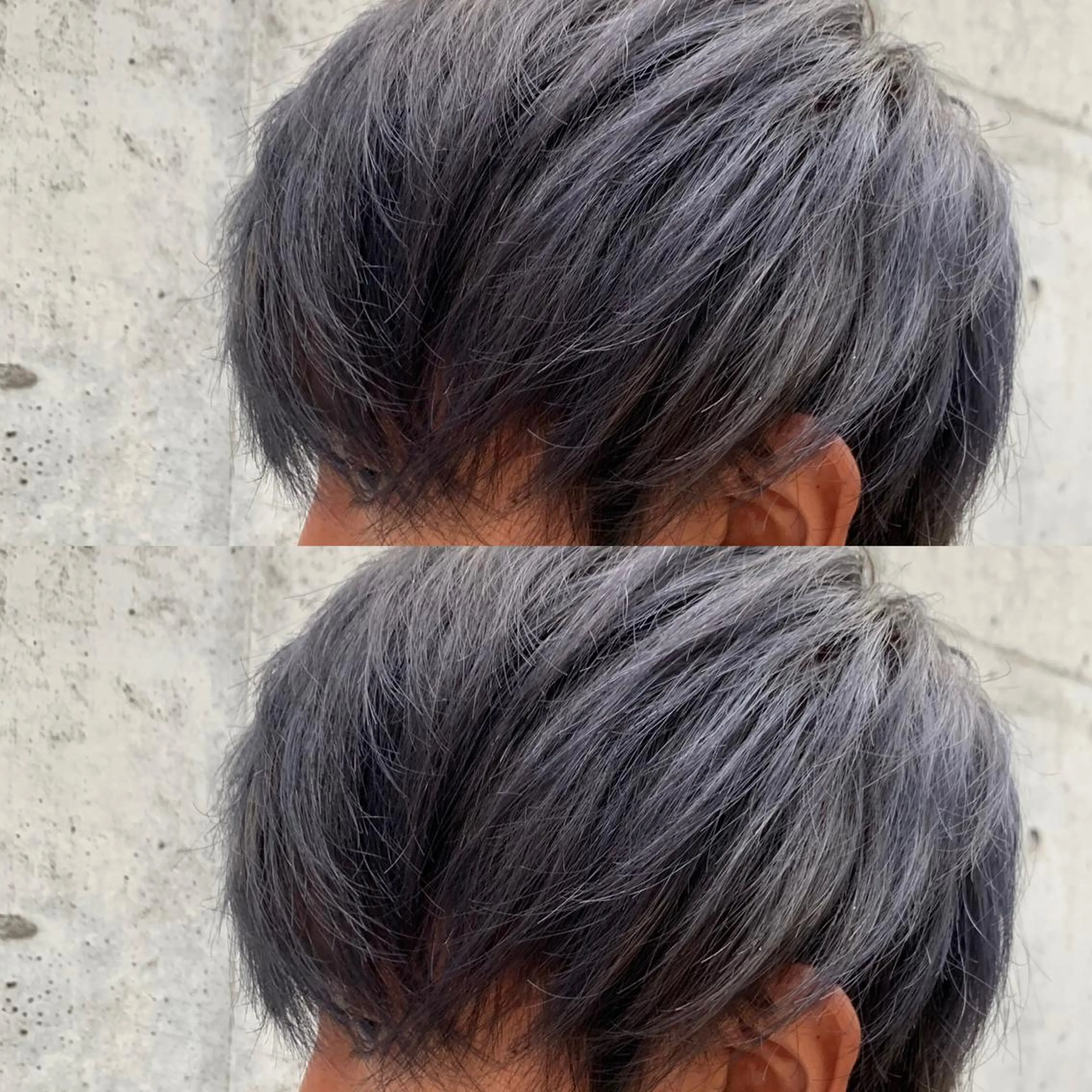 カラー メンズ アッシュ ブルーカラー ブルーアッシュ TELA HAIR 岩槻　高梨のヘアスタイル