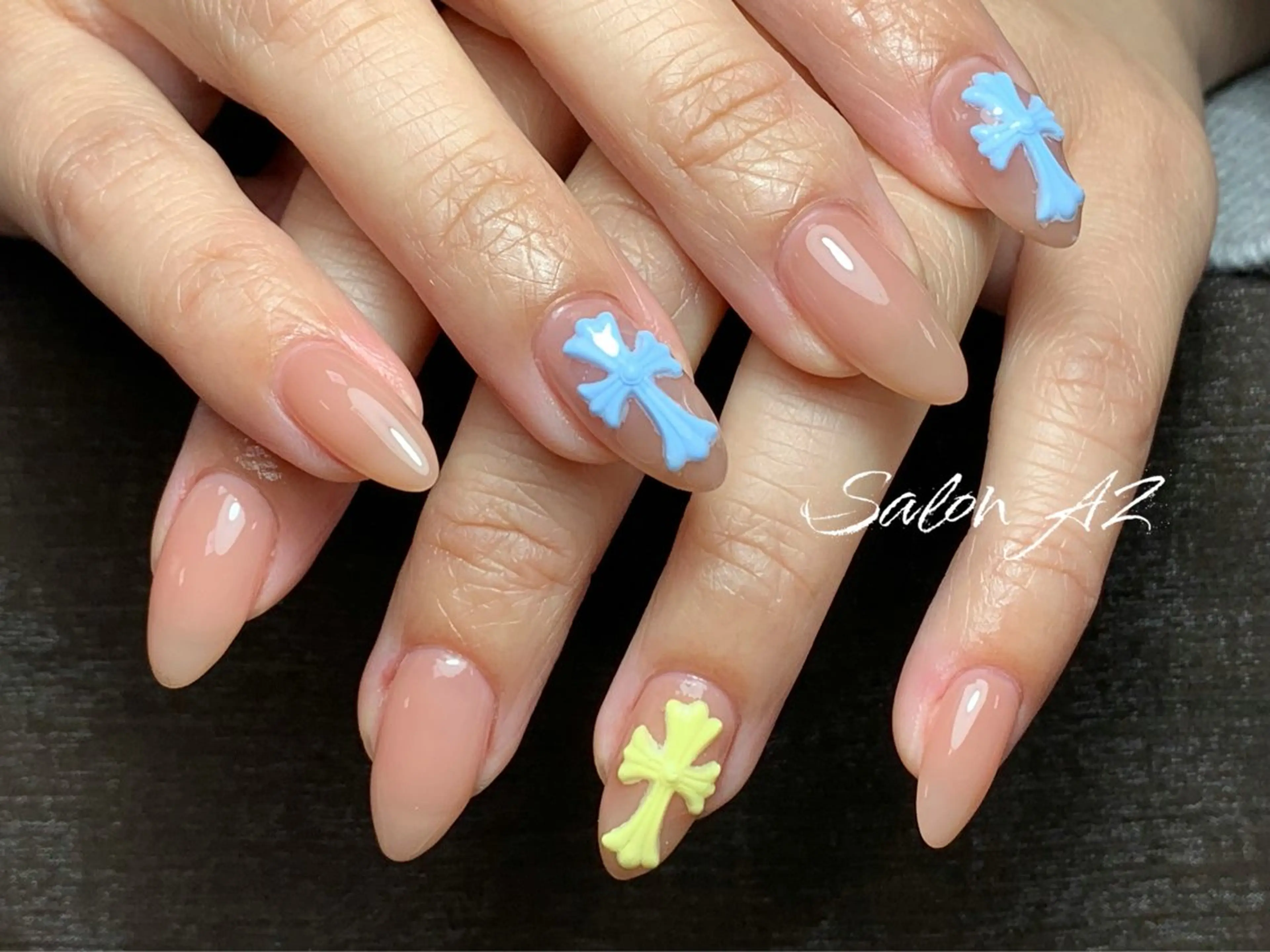 ネイル アートネイル フットネイル フレンチネイル マグネットネイル 持ち込み ハンドネイル salon AZのネイルデザイン