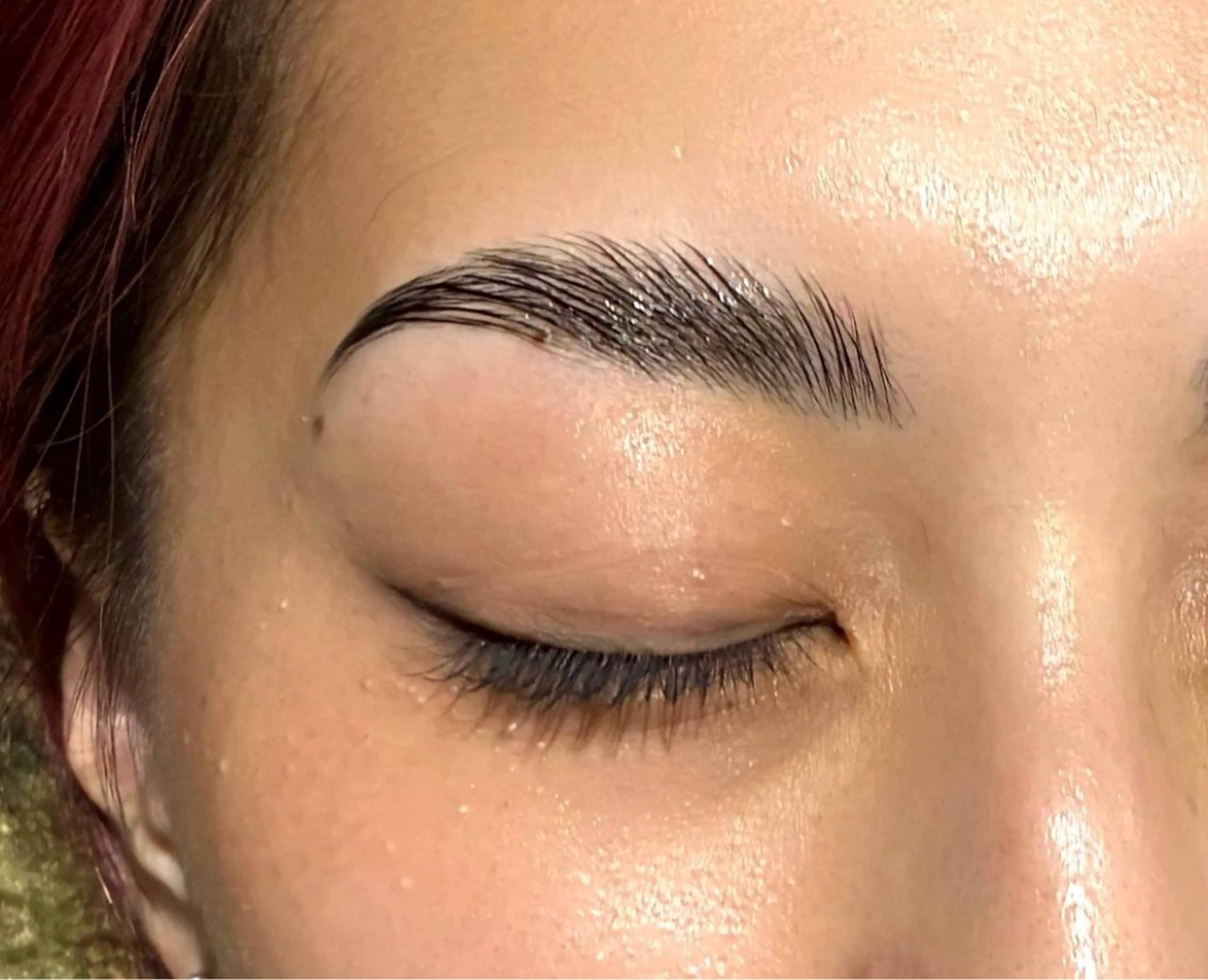 アイブロウ ワックス脱毛 眉カット その他(アイブロウ) アイブロウ&マツパ カラーモデルまなみのヘアスタイル
