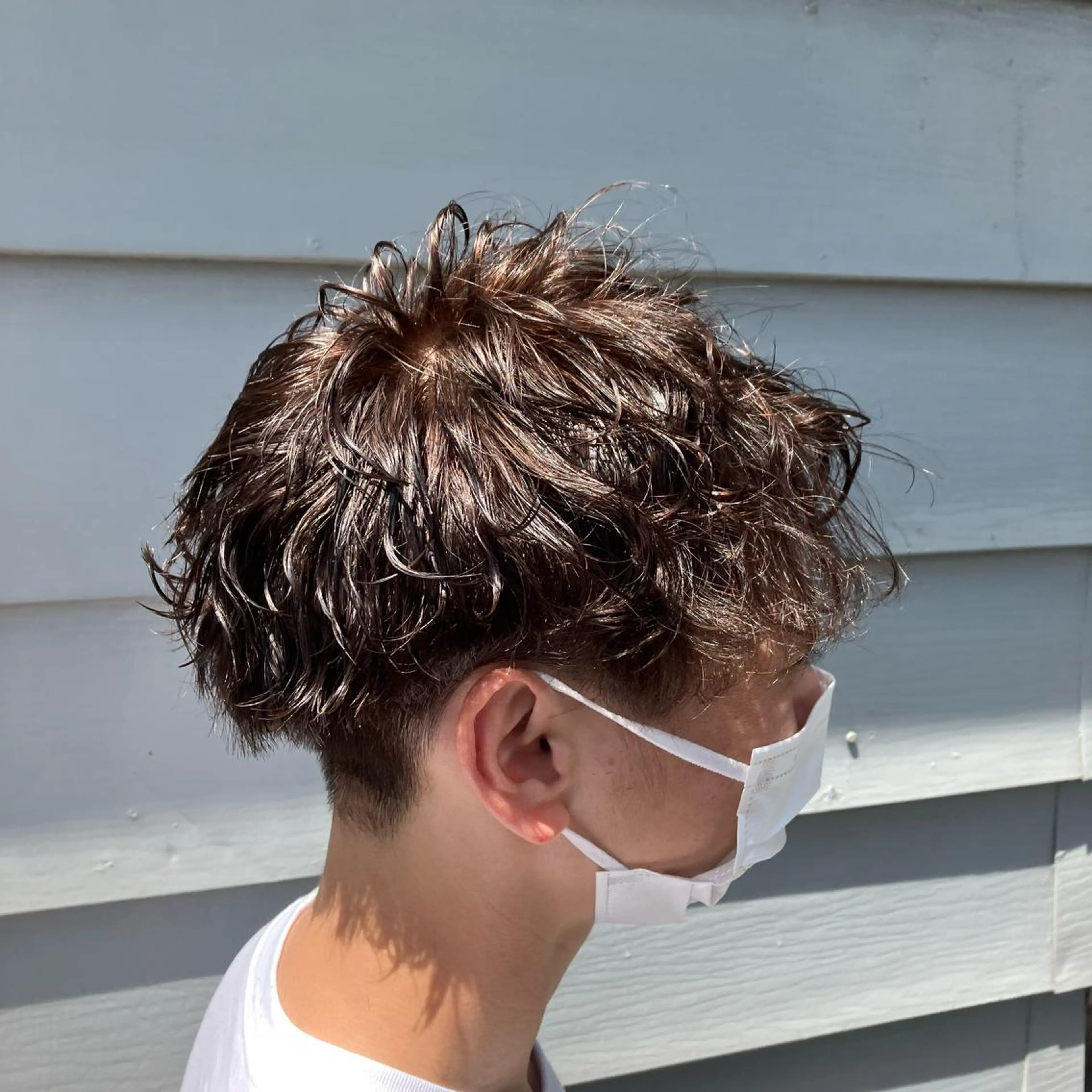 ショート パーマ メンズ カット パーマ 佐藤 悠生 メンズパーマ.カットのヘアスタイル